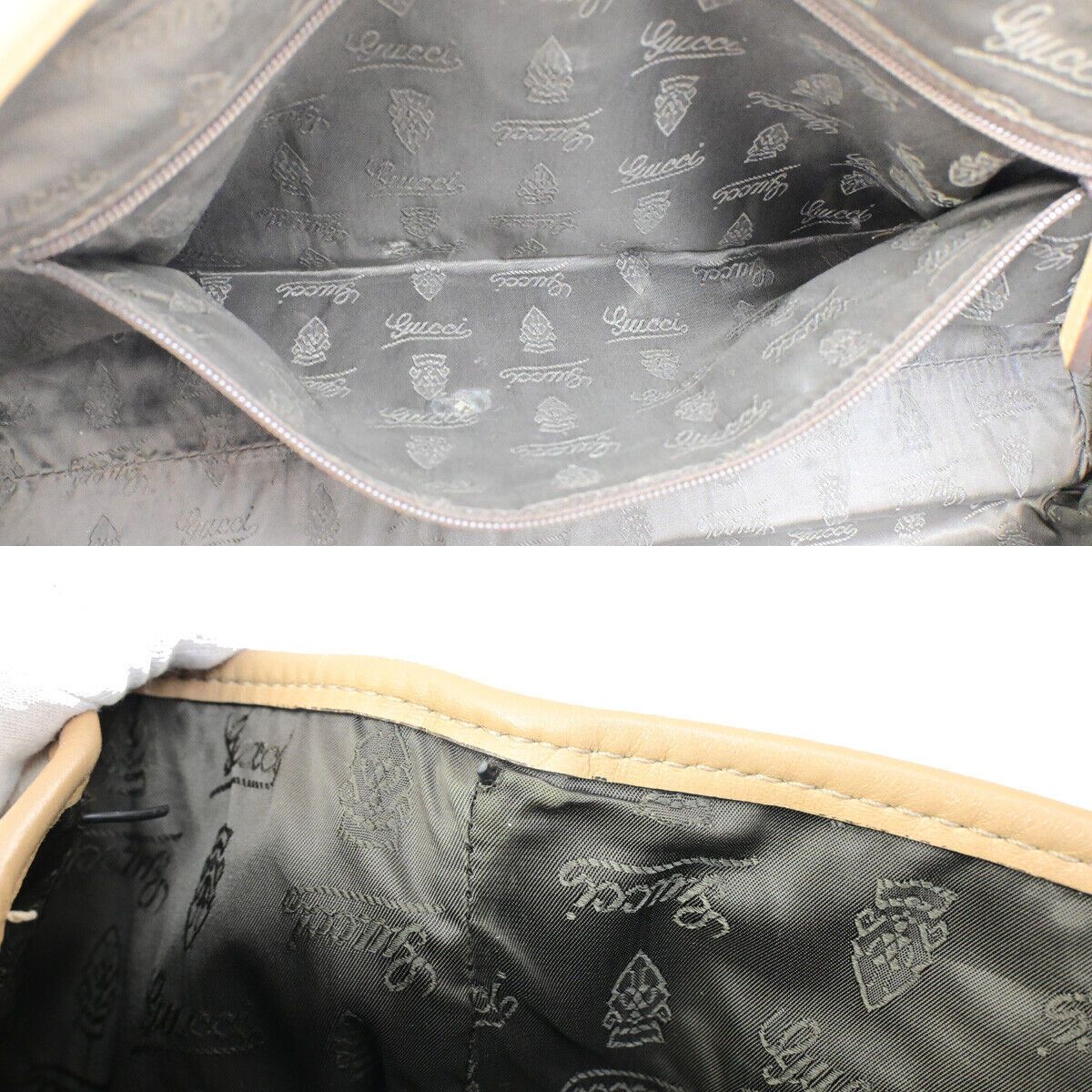 Gucci Beige Silver Tote Bag (Pre-Owned) Size ONE SIZE - 13 Thumbnail