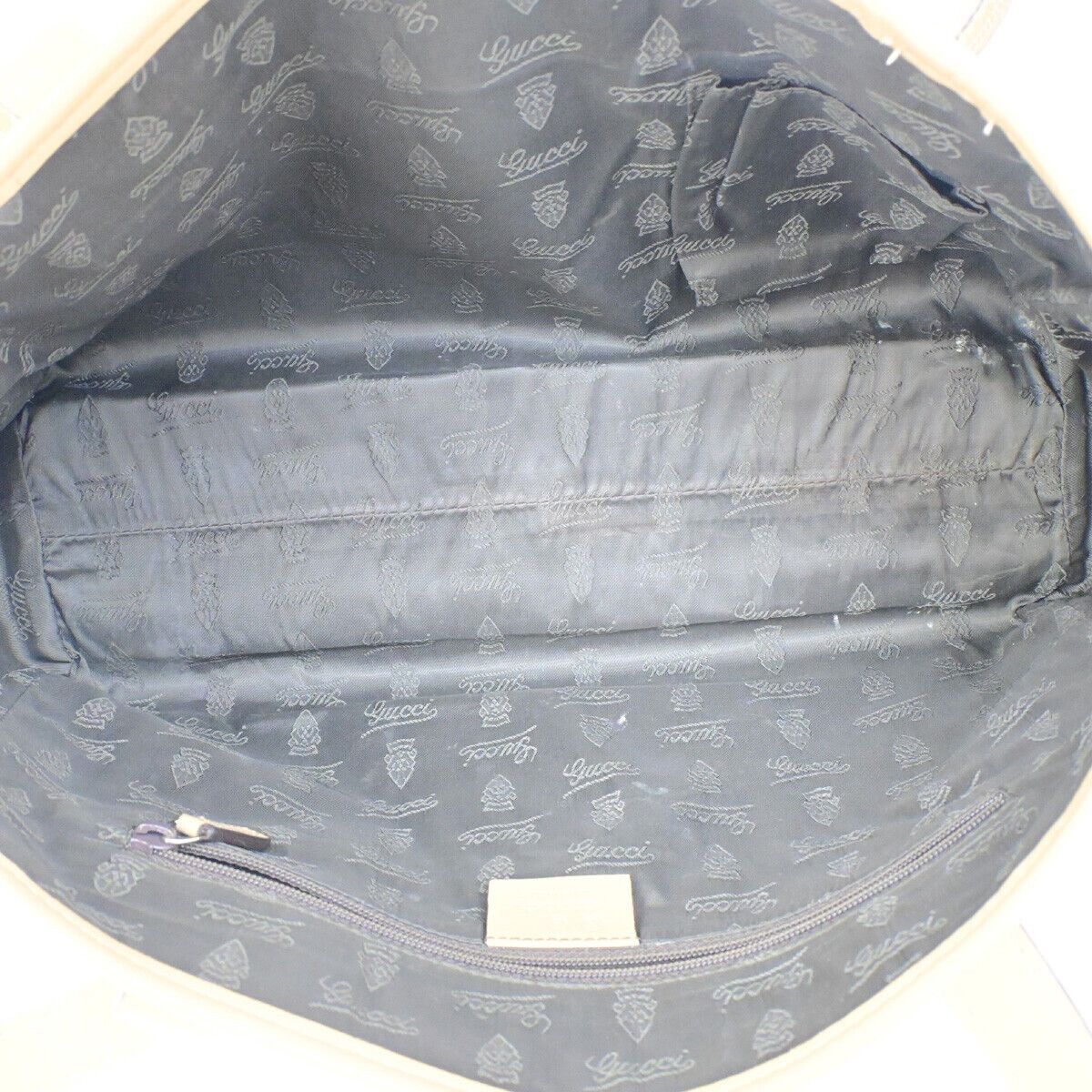 Gucci Beige Silver Tote Bag (Pre-Owned) Size ONE SIZE - 12 Thumbnail
