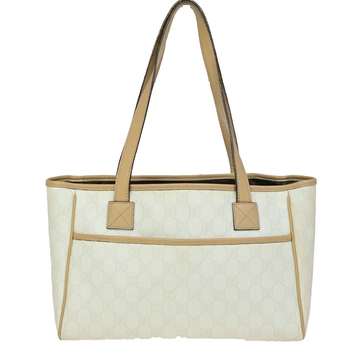 Gucci Beige Silver Tote Bag (Pre-Owned) Size ONE SIZE - 2 Thumbnail
