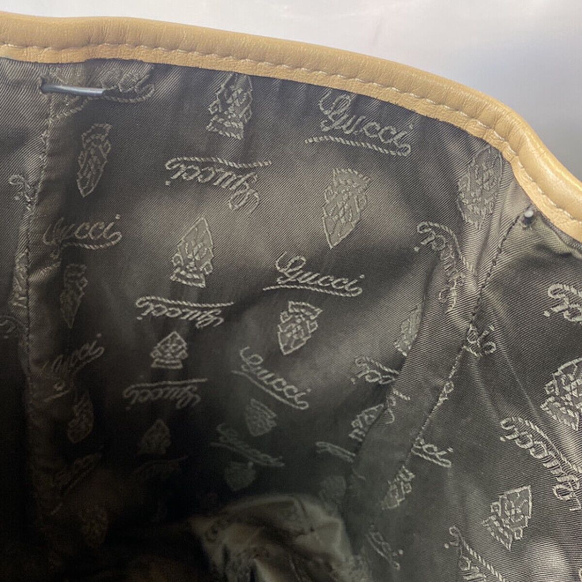 Gucci Beige Silver Tote Bag (Pre-Owned) Size ONE SIZE - 17 Thumbnail