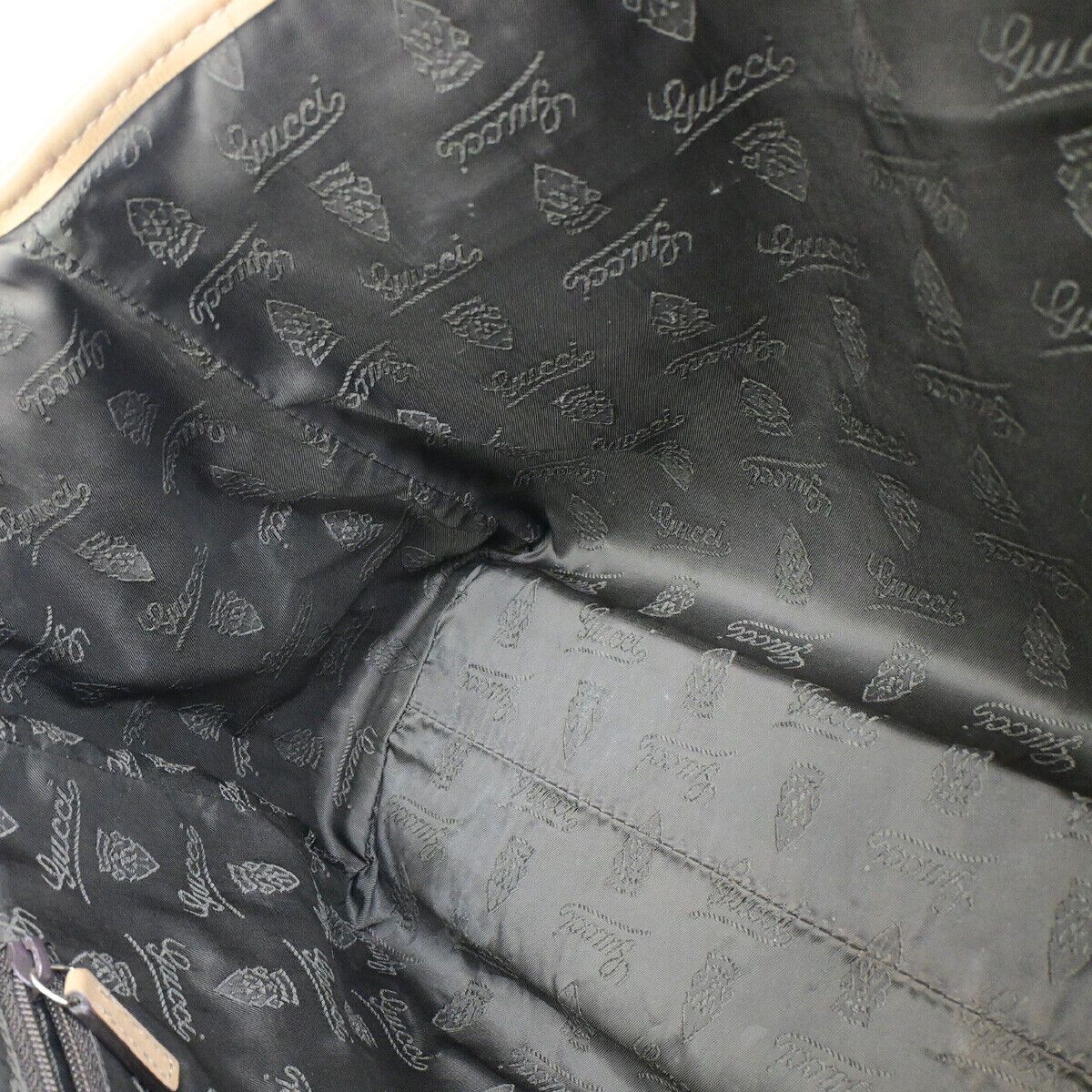 Gucci Beige Silver Tote Bag (Pre-Owned) Size ONE SIZE - 11 Thumbnail