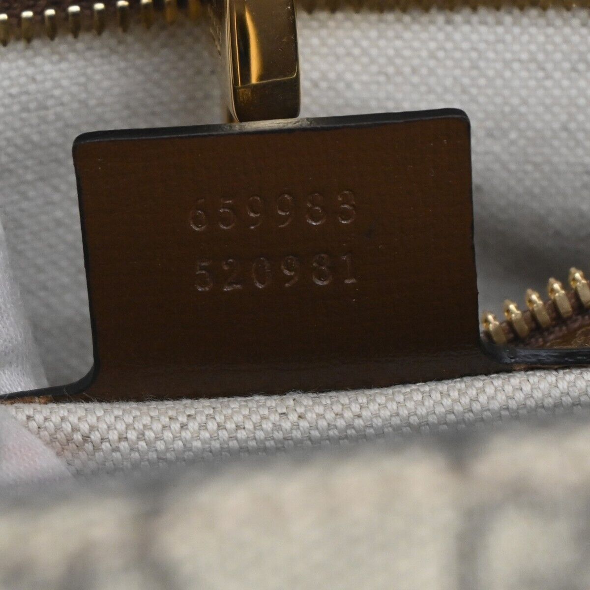 Gucci Gg Supreme Beige Canvas Tote Bag (Pre-Owned) Size ONE SIZE - 10 Thumbnail