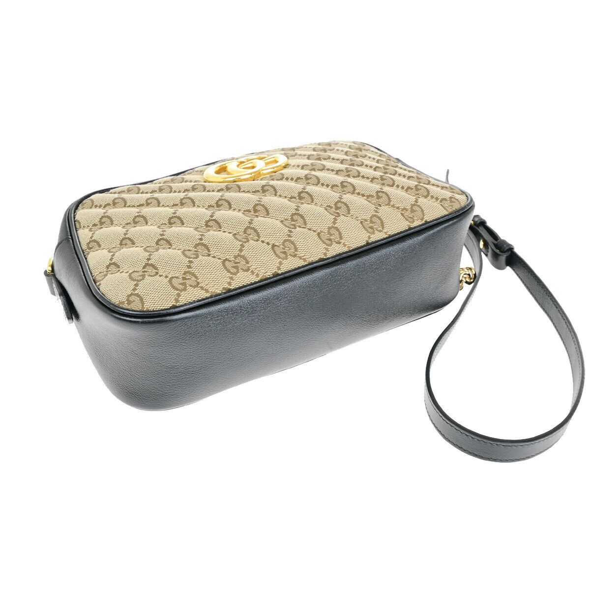 Gucci Gg Marmont Beige Canvas Shoulder Bag (Pre-Owned) Size ONE SIZE - 12 Thumbnail