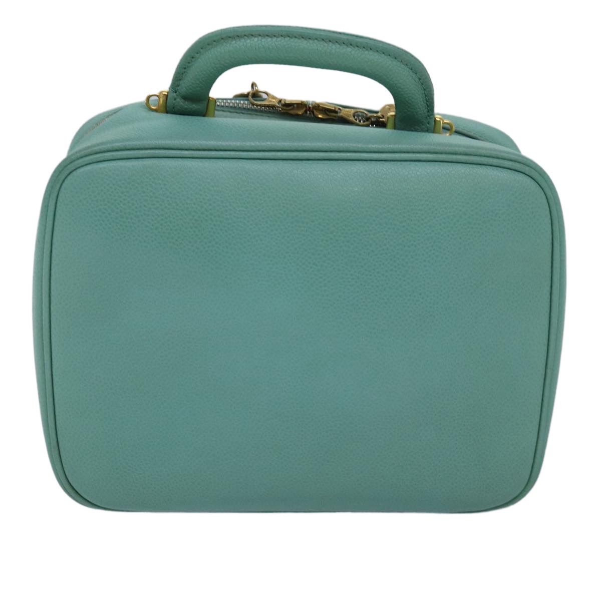 Chanel Vanity Green Calfskin Handbag (Pre-Owned) Size ONE SIZE - 2 Thumbnail