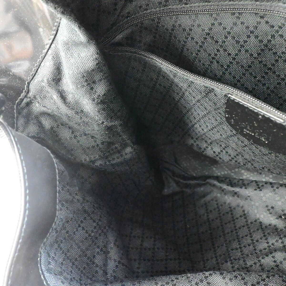 Gucci Bamboo Black Canvas Handbag (Pre-Owned) Size ONE SIZE - 15 Thumbnail