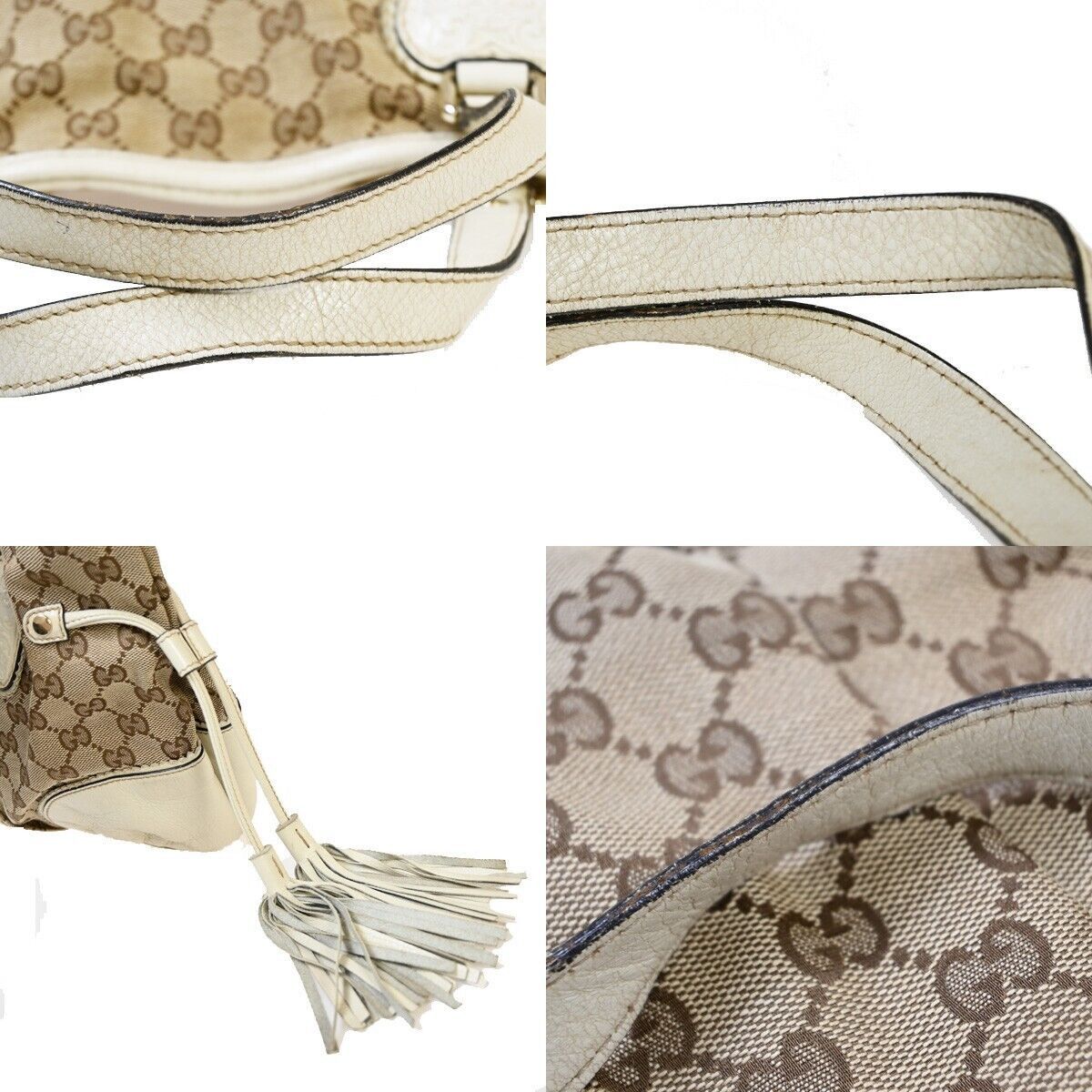 Gucci Tribeca Brown Canvas Handbag (Pre-Owned) Size ONE SIZE - 11 Thumbnail
