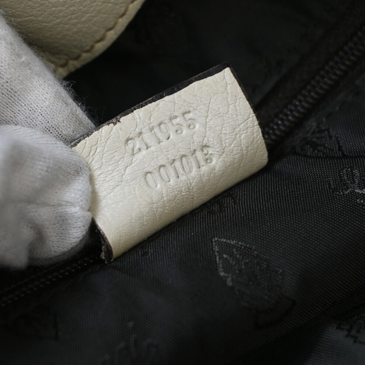 Gucci Tribeca Brown Canvas Handbag (Pre-Owned) Size ONE SIZE - 8 Thumbnail