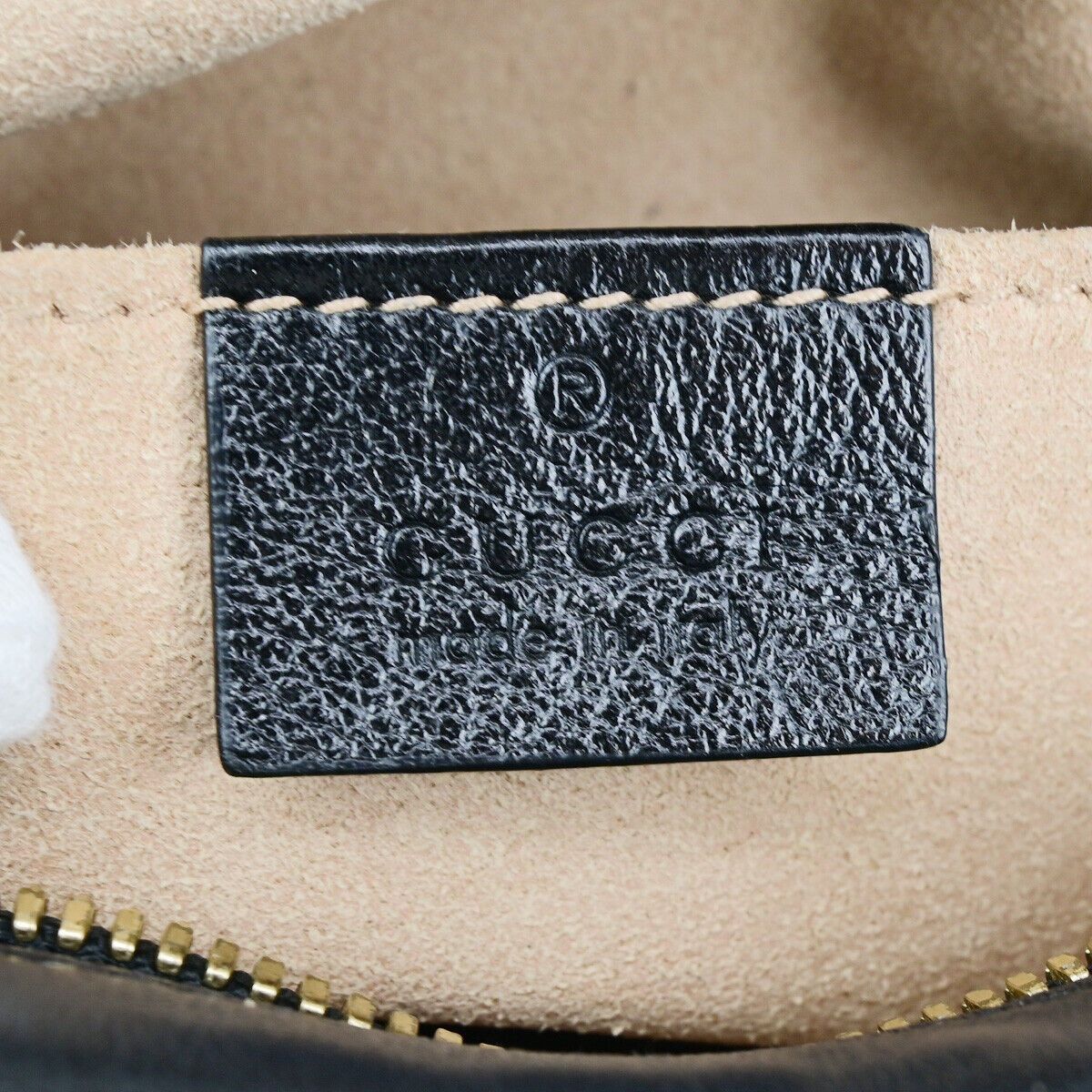 Gucci Gg Marmont Beige Canvas Shoulder Bag (Pre-Owned) Size ONE SIZE - 9 Thumbnail