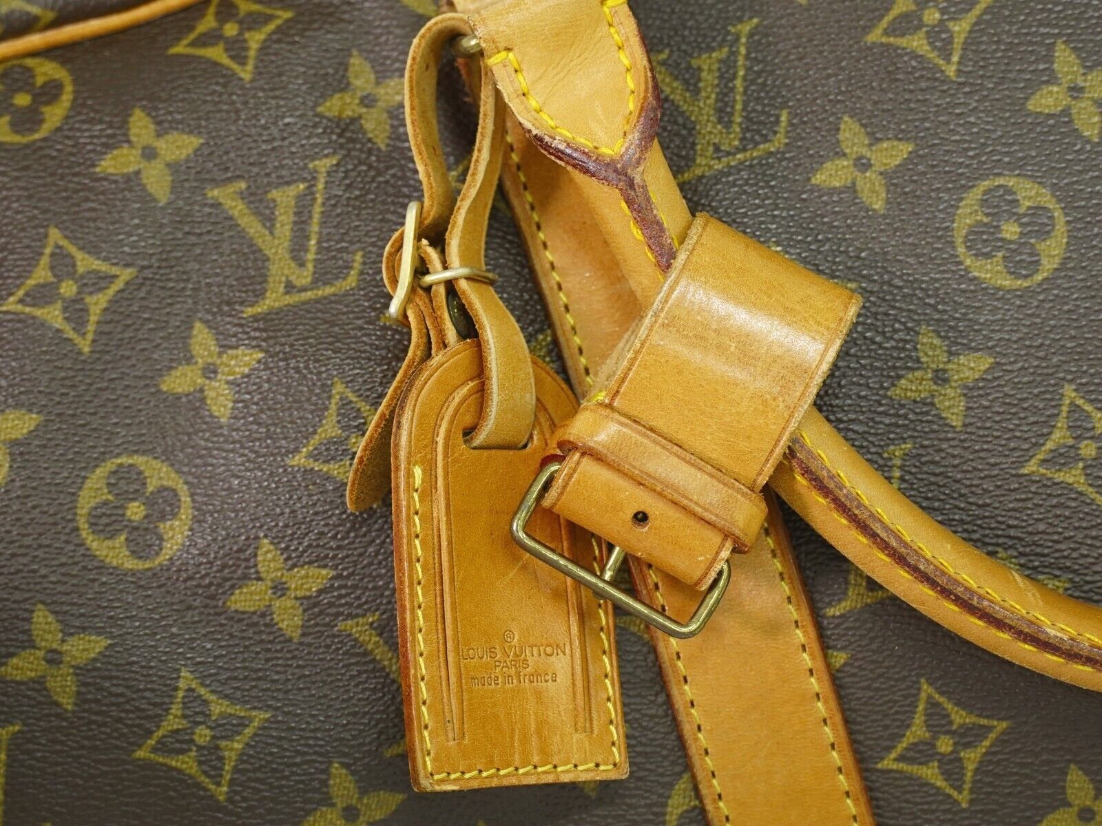 Louis Vuitton Sirius Brown Canvas Travel Bag (Pre-Owned) Size ONE SIZE - 13 Thumbnail