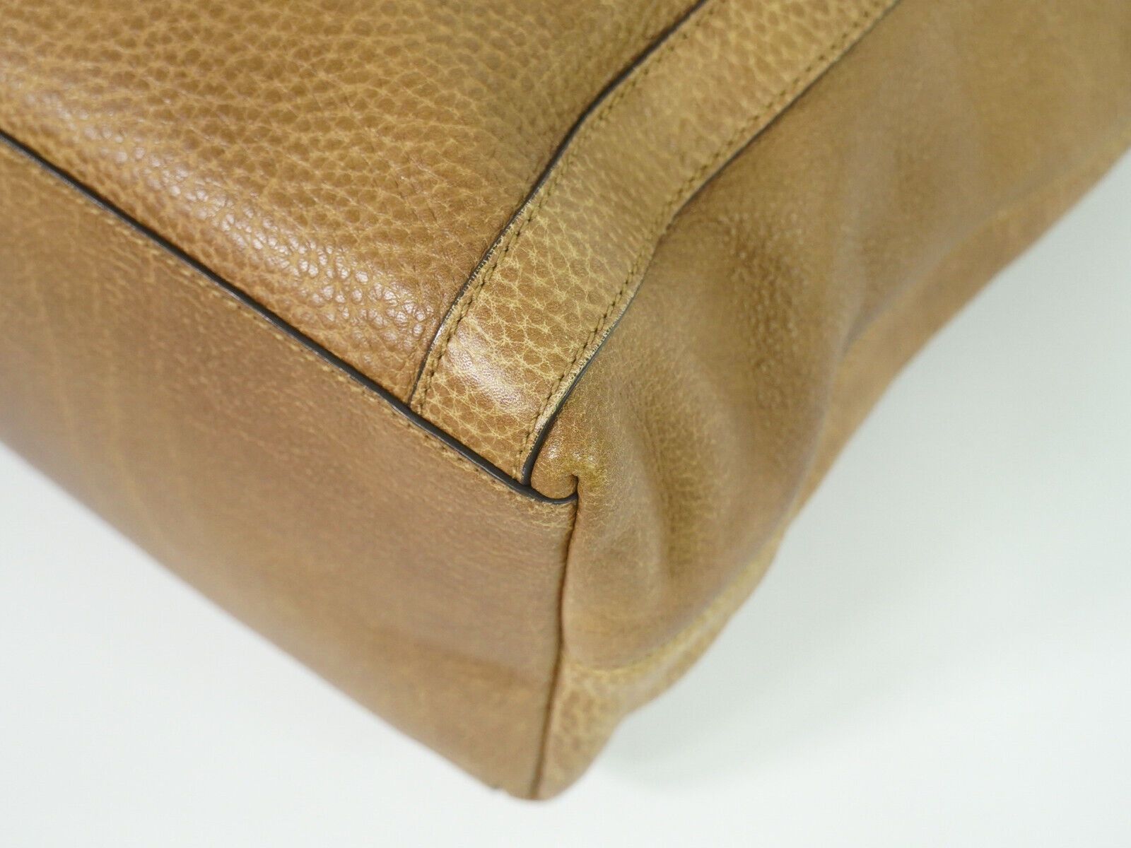 Gucci Miss Gg Brown Leather Tote Bag (Pre-Owned) Size ONE SIZE - 18 Thumbnail