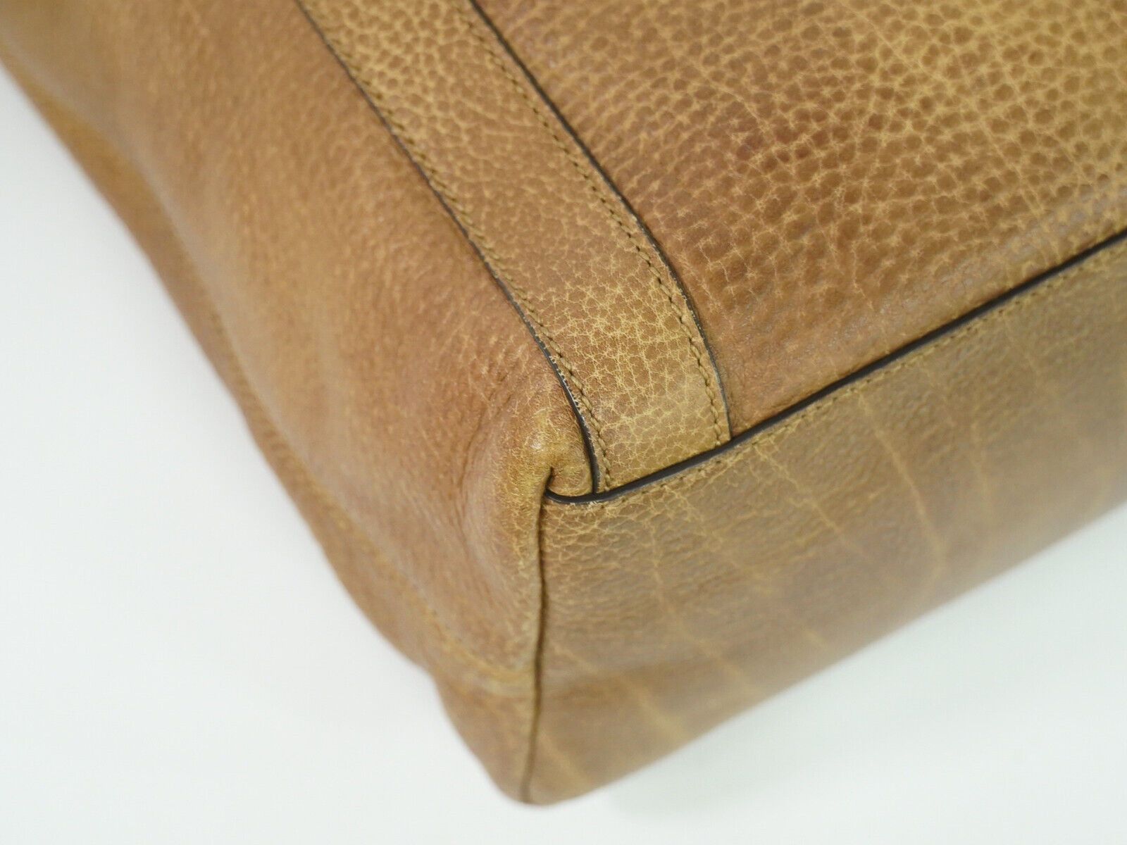 Gucci Miss Gg Brown Leather Tote Bag (Pre-Owned) Size ONE SIZE - 13 Thumbnail