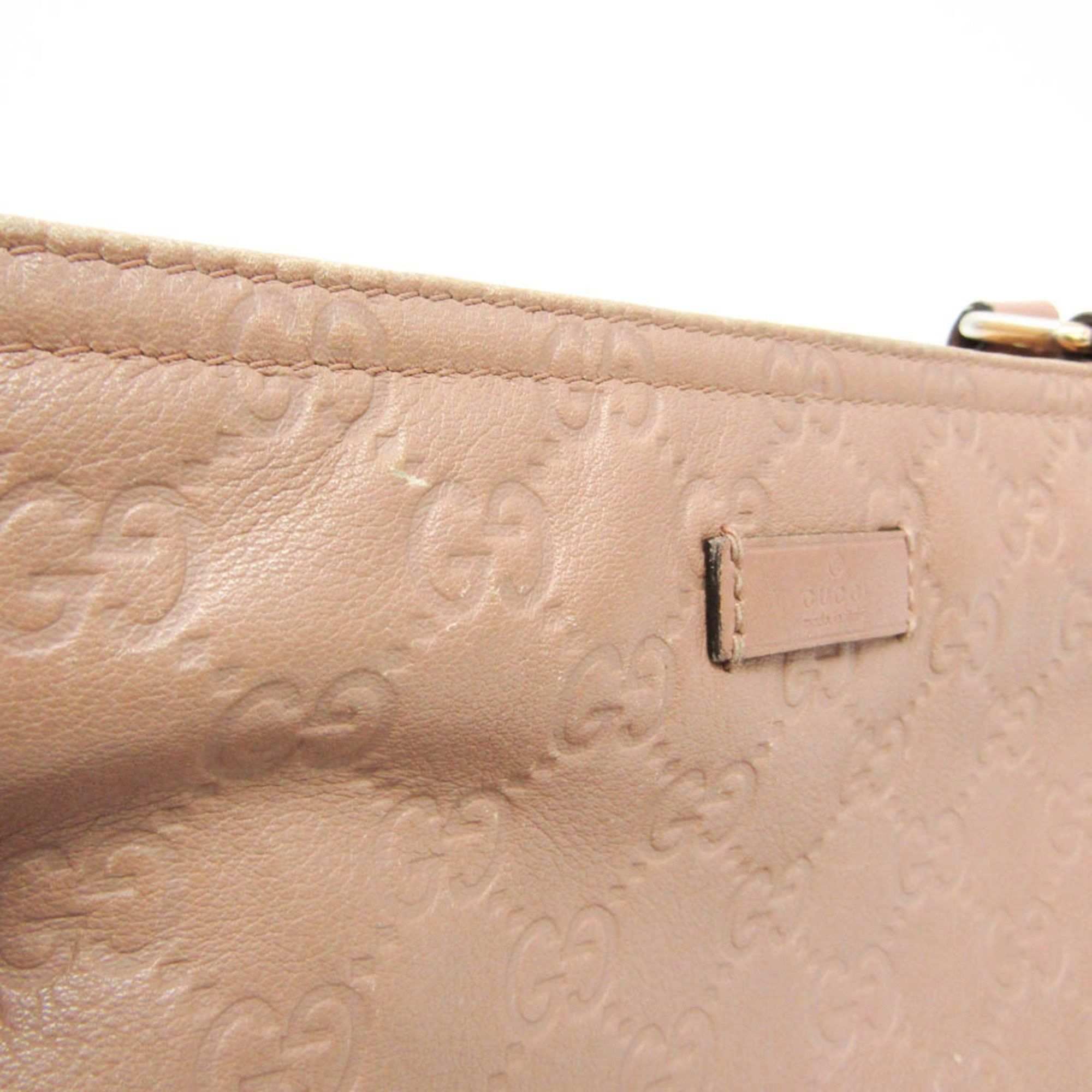 Gucci ssima Pink Leather Shoulder Bag (Pre-Owned) Size ONE SIZE - 10 Thumbnail