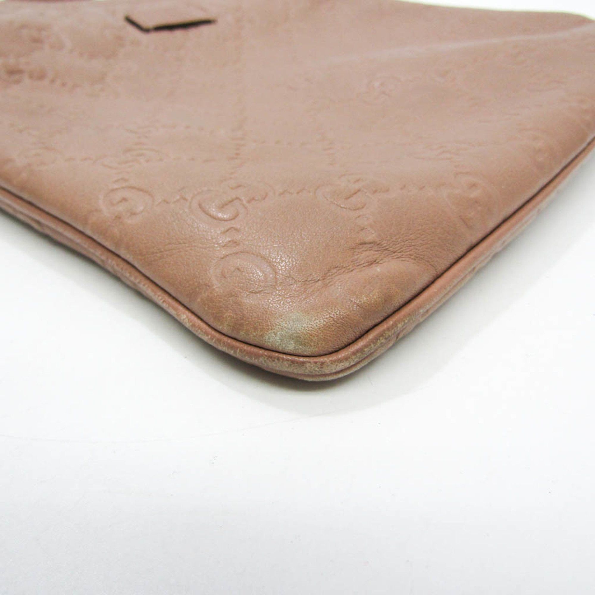 Gucci ssima Pink Leather Shoulder Bag (Pre-Owned) Size ONE SIZE - 6 Thumbnail