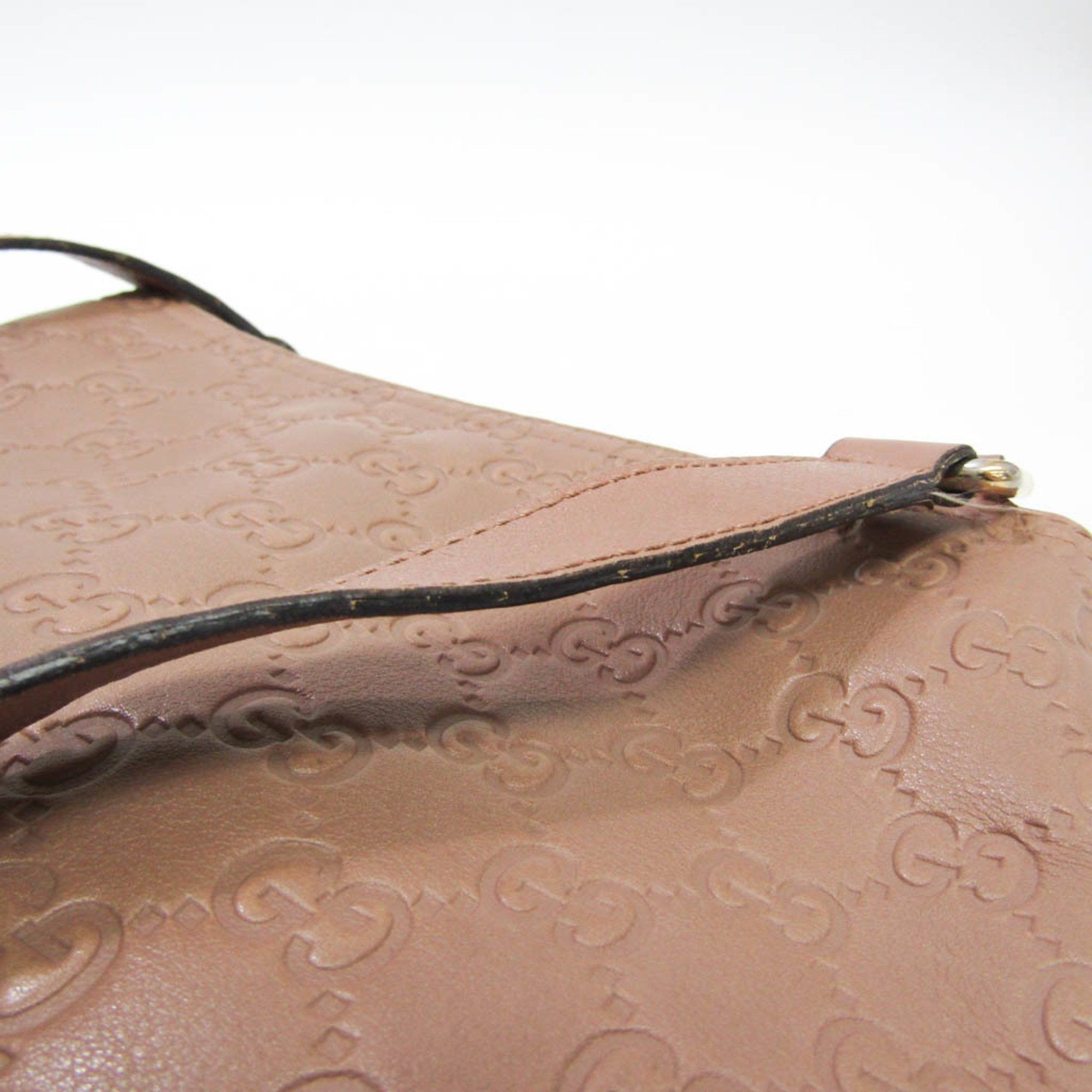 Gucci ssima Pink Leather Shoulder Bag (Pre-Owned) Size ONE SIZE - 11 Thumbnail