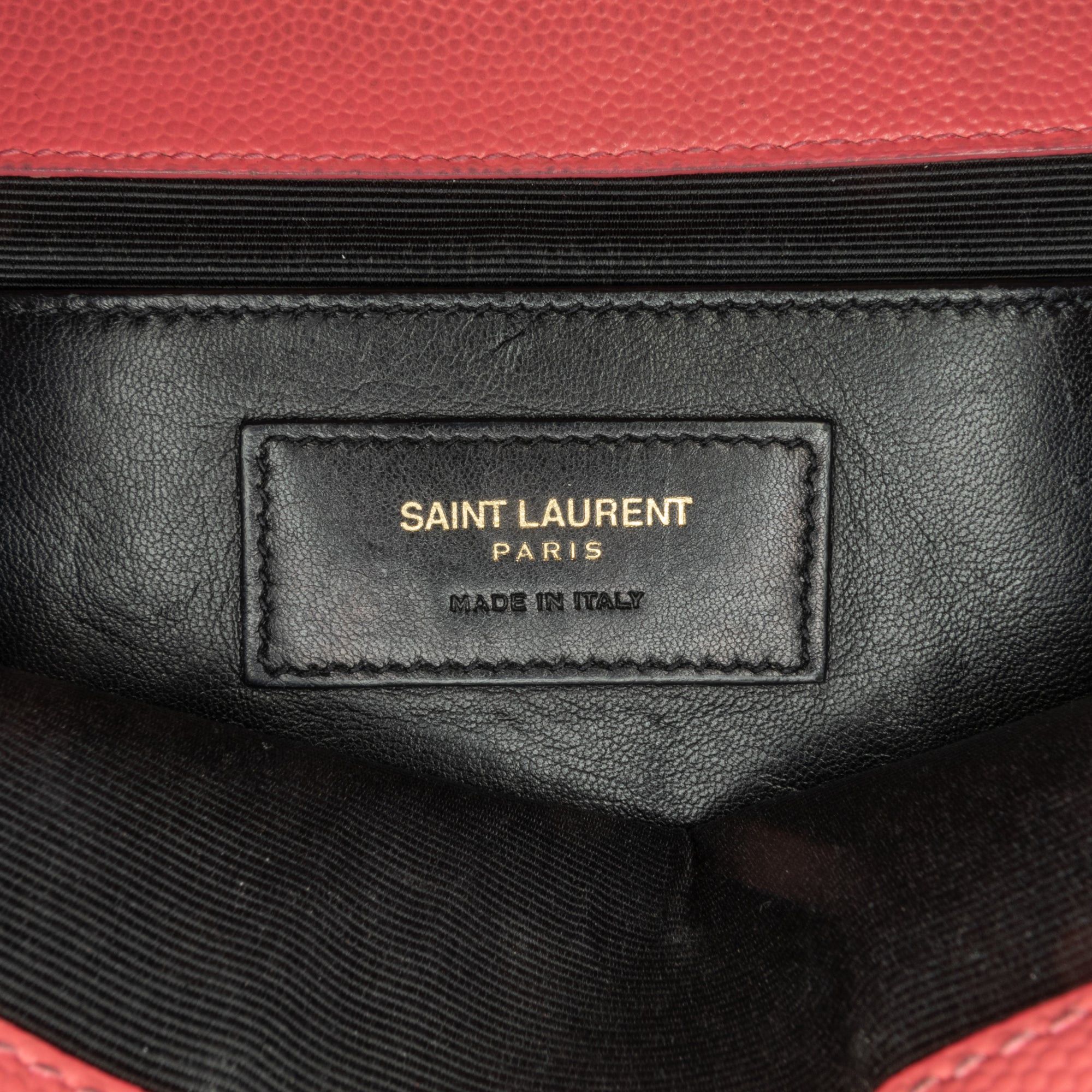 Saint Laurent Paris Saint Laurent Medium Grain De Poudre Monogram Kate Crossbody Pink Size ONE SIZE - 5 Thumbnail