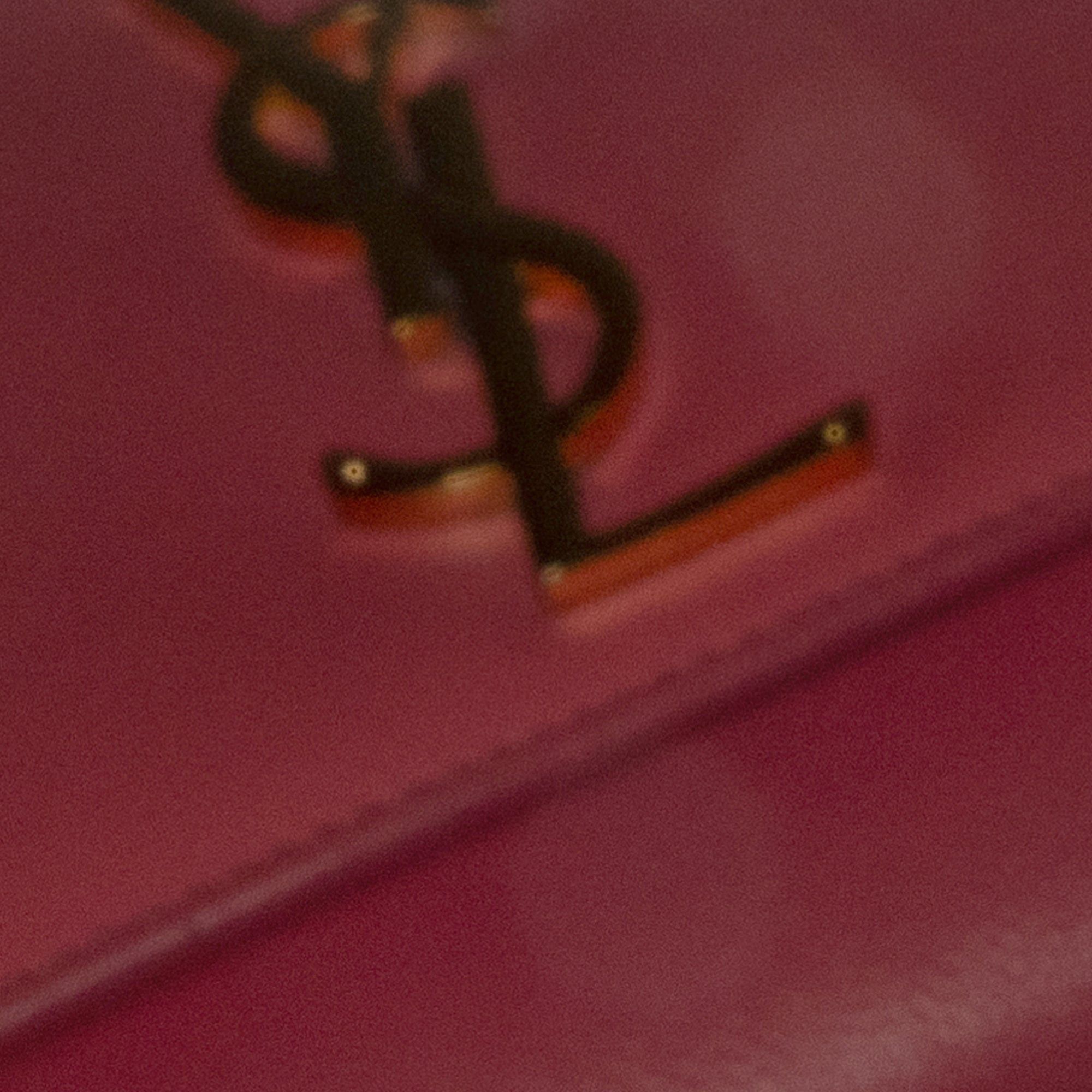 Saint Laurent Paris Saint Laurent Medium Grain De Poudre Monogram Kate Crossbody Pink Size ONE SIZE - 7 Thumbnail