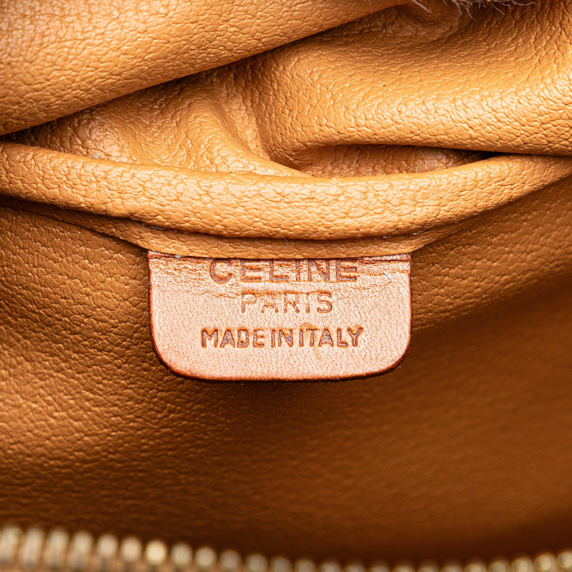Celine Celine Macadam Coated Canvas Satchel Brown Size ONE SIZE - 5 Thumbnail