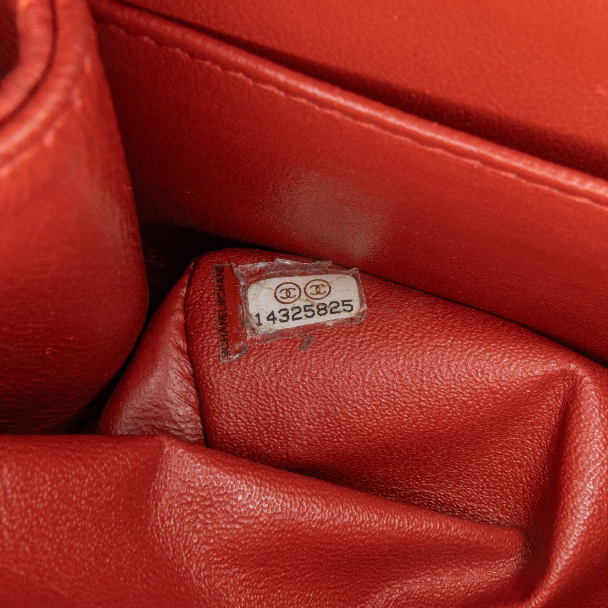 Chanel Chanel Jumbo Classic Caviar Double Flap Orange Size ONE SIZE - 7 Thumbnail