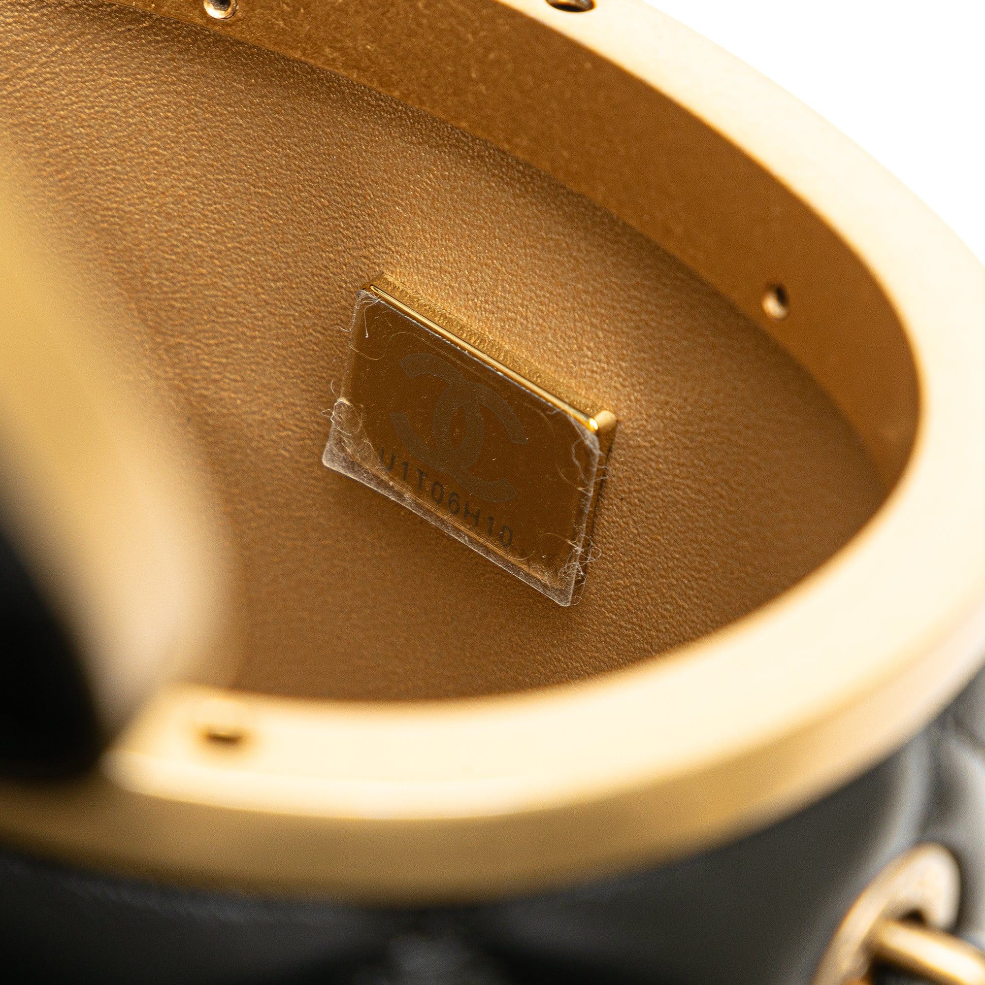 Chanel Chanel Mini Lambskin Crown Box Bag Black Size ONE SIZE - 6 Thumbnail