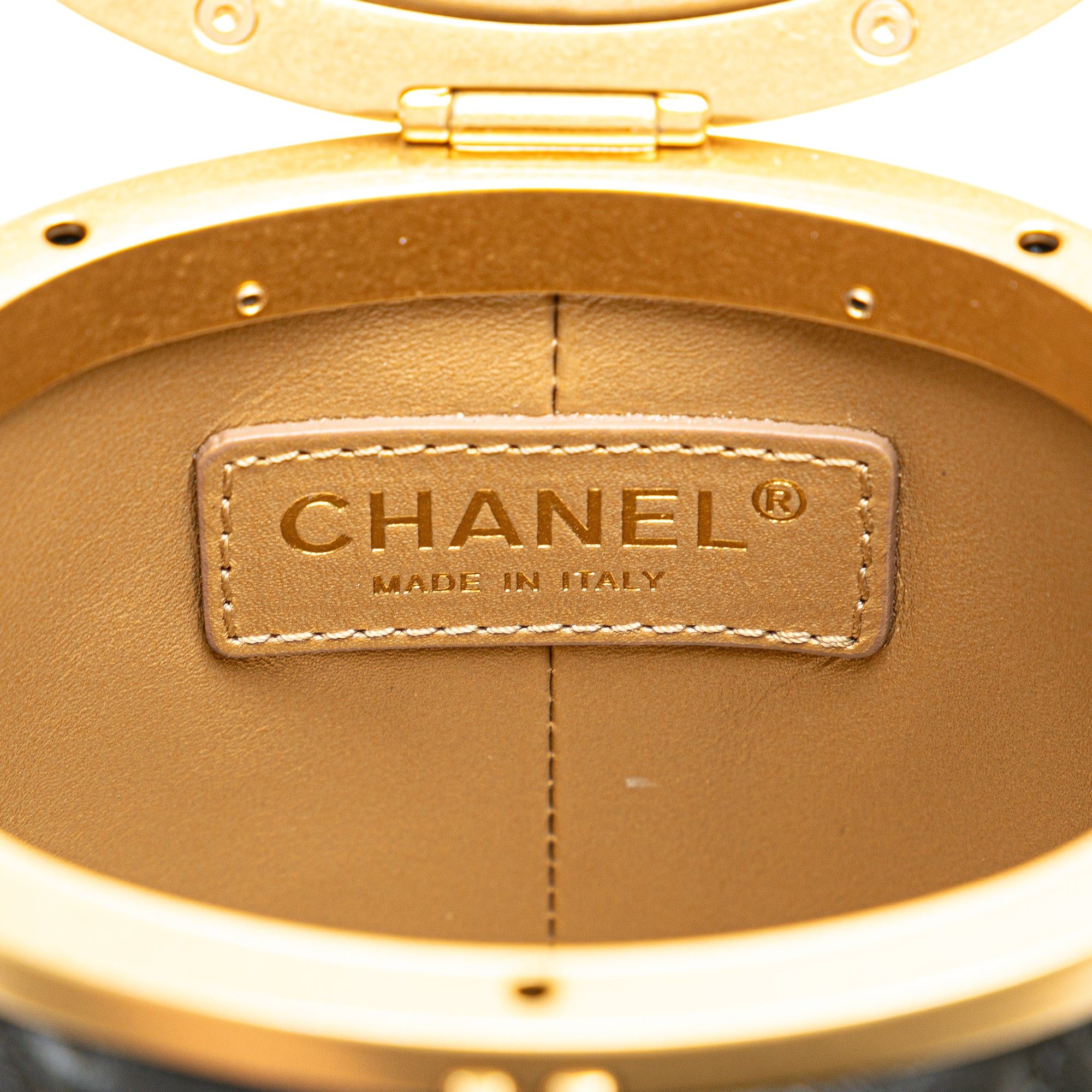 Chanel Chanel Mini Lambskin Crown Box Bag Black Size ONE SIZE - 5 Thumbnail