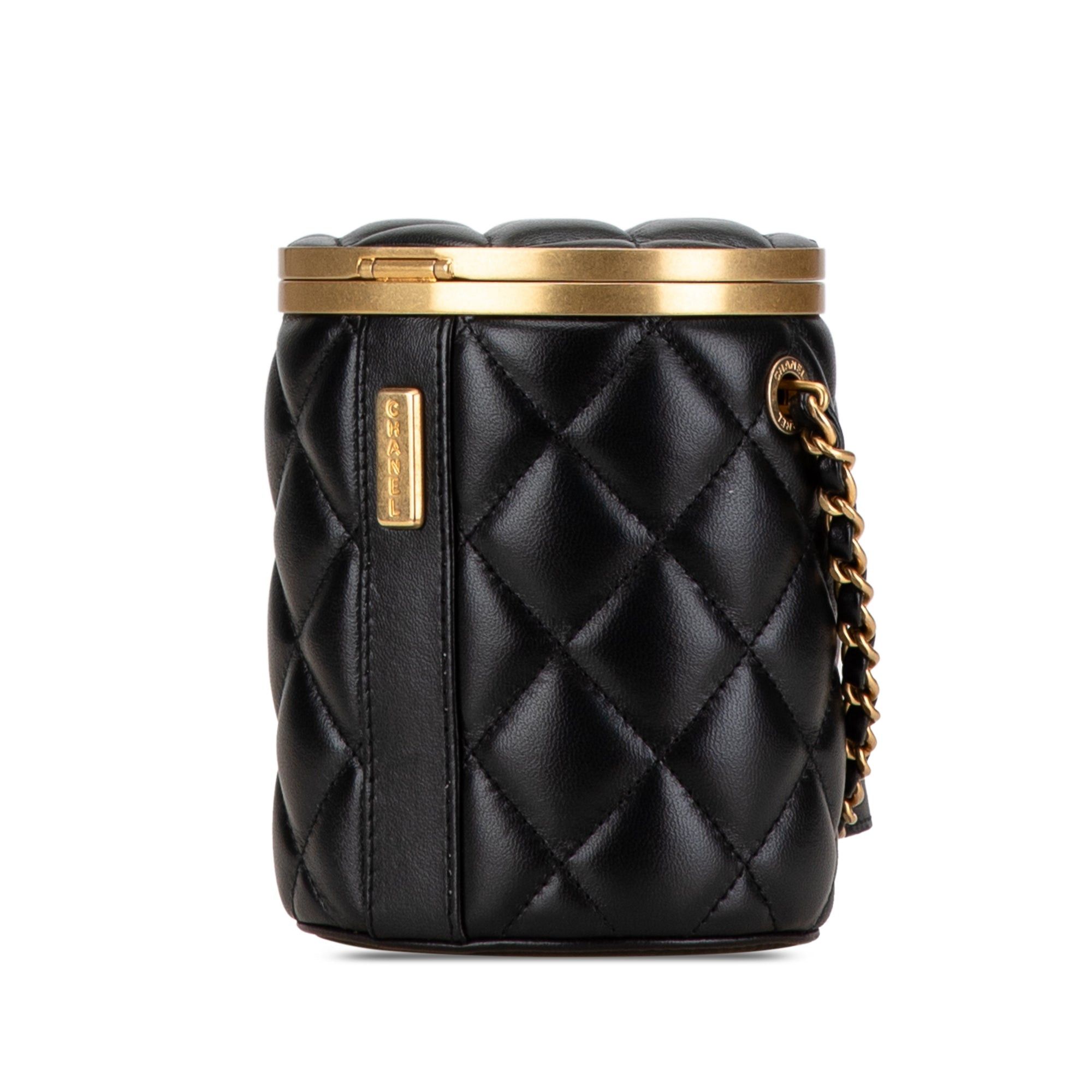 Chanel Chanel Mini Lambskin Crown Box Bag Black Size ONE SIZE - 2 Thumbnail