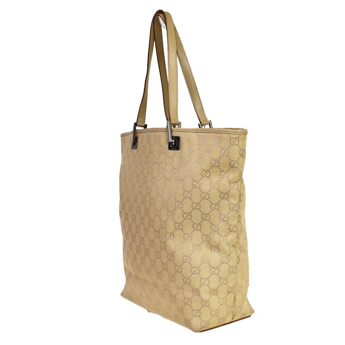 Gucci Gg Canvas Beige Canvas Shoulder Bag (Pre-Owned) Size ONE SIZE - 4 Thumbnail