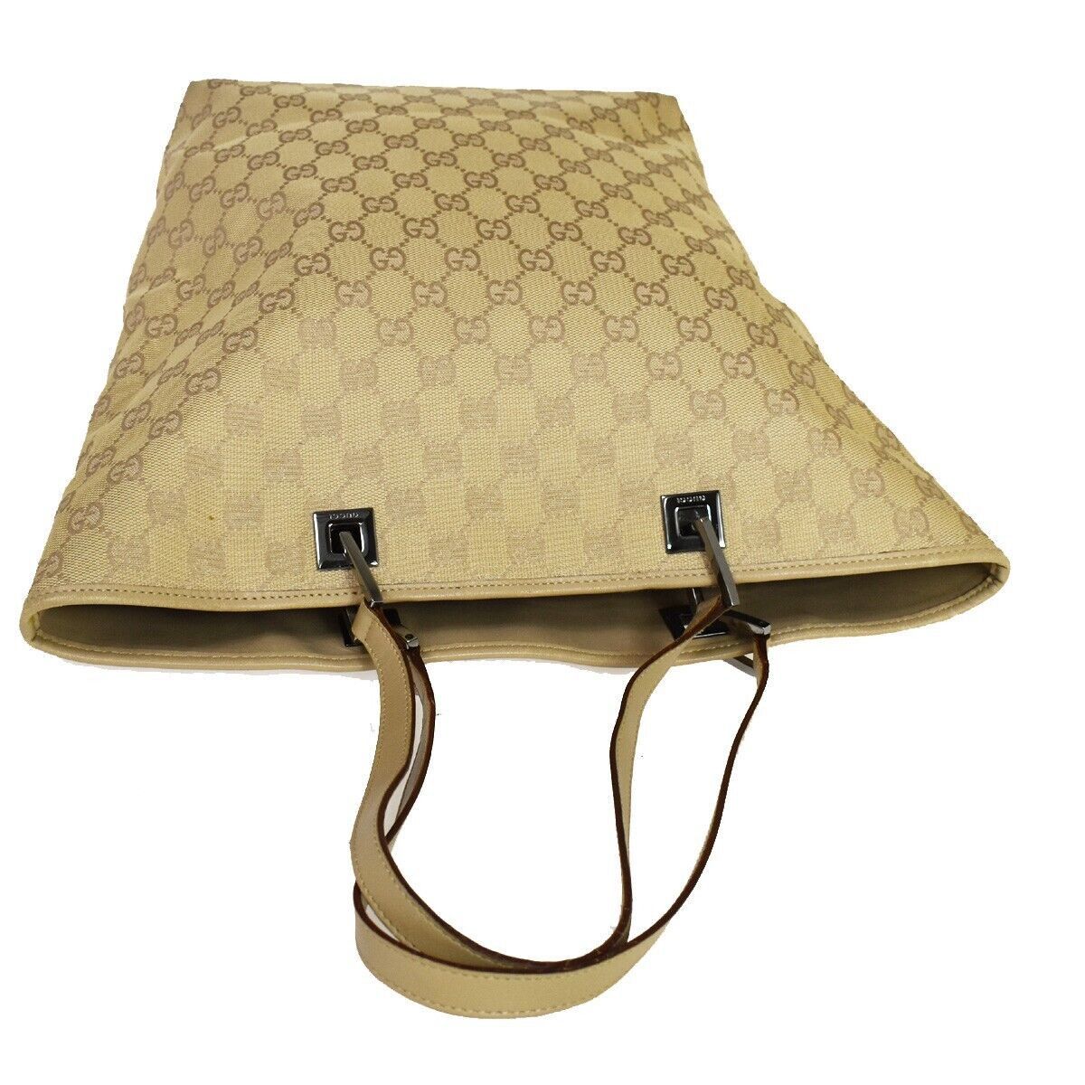 Gucci Gg Canvas Beige Canvas Shoulder Bag (Pre-Owned) Size ONE SIZE - 12 Thumbnail