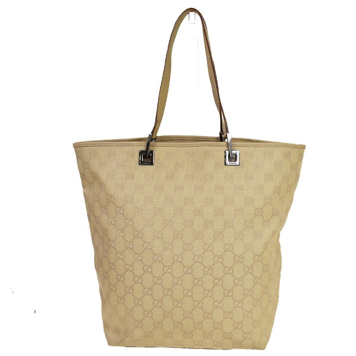 Gucci Gg Canvas Beige Canvas Shoulder Bag (Pre-Owned) Size ONE SIZE - 2 Thumbnail