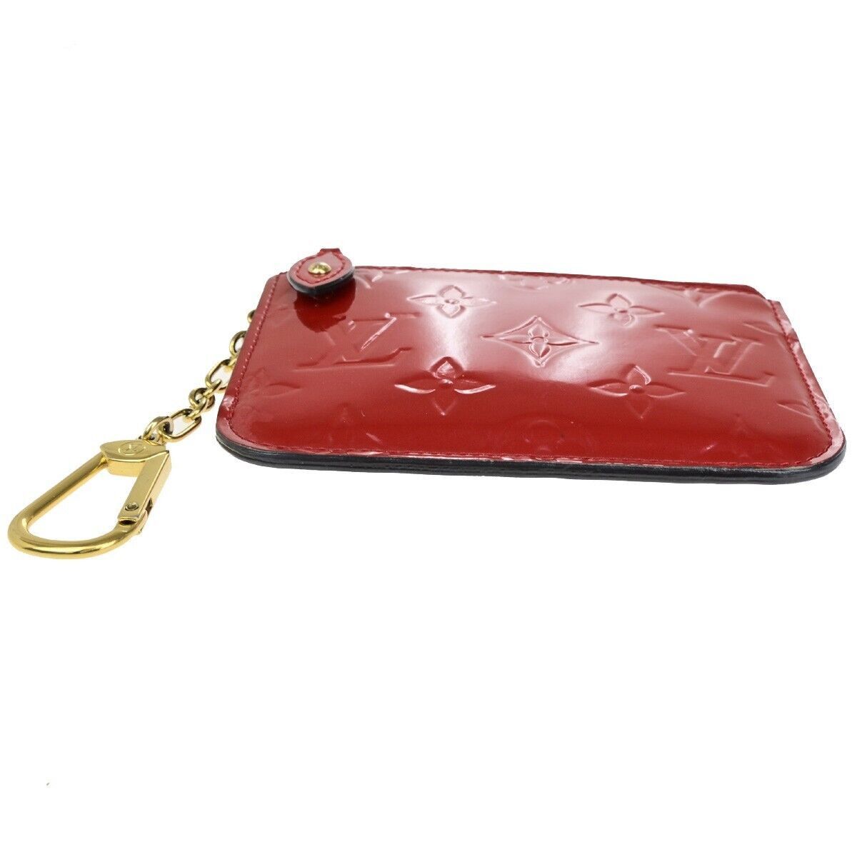 Louis Vuitton Pochette Clés Red Patent Leather Wallet (Pre-Owned) Size ONE SIZE - 12 Thumbnail