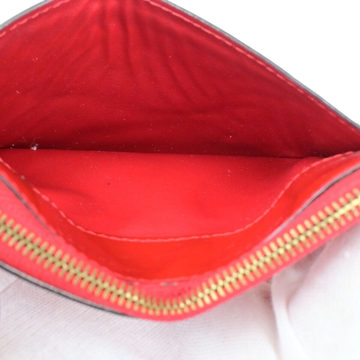 Louis Vuitton Pochette Clés Red Patent Leather Wallet (Pre-Owned) Size ONE SIZE - 7 Thumbnail