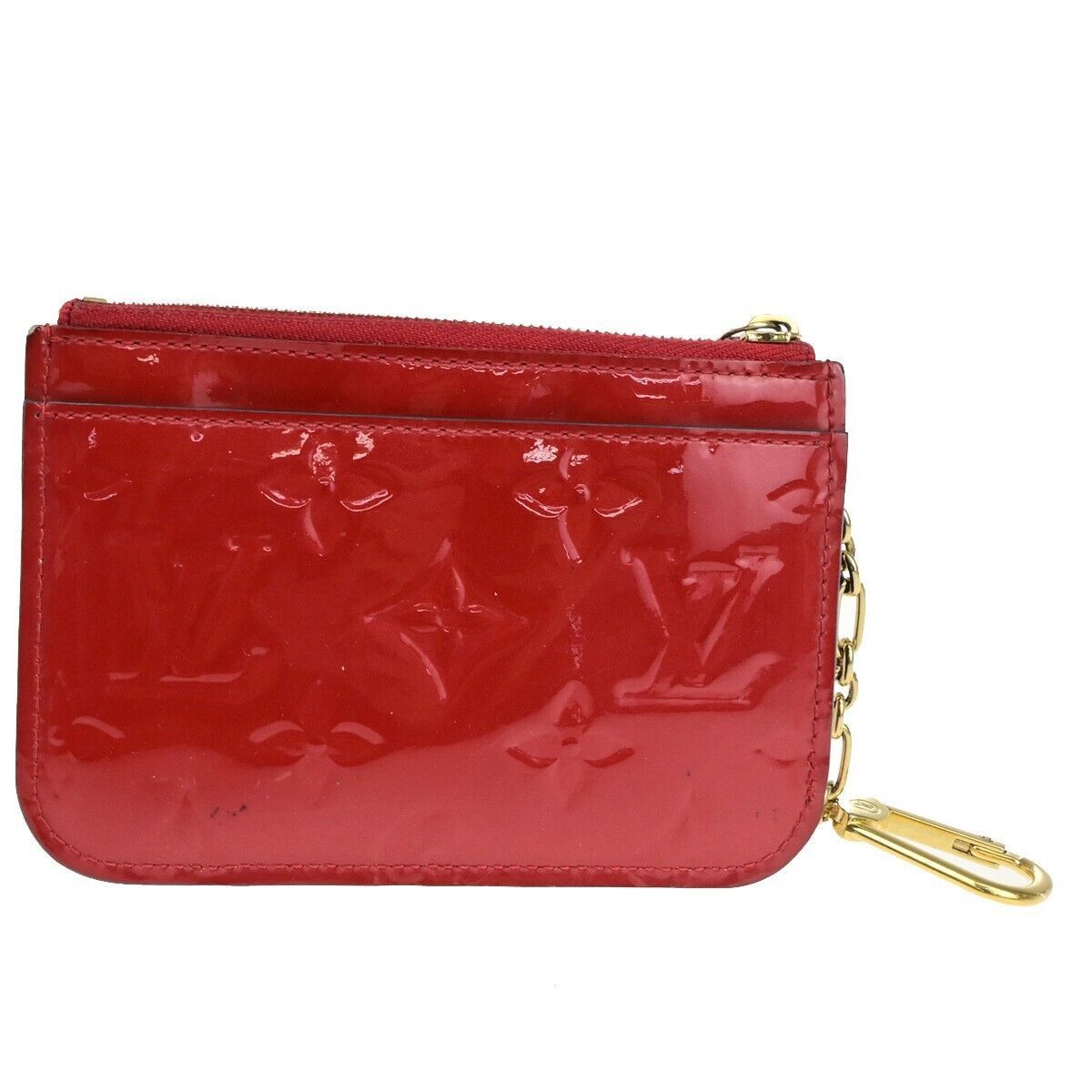Louis Vuitton Pochette Clés Red Patent Leather Wallet (Pre-Owned) Size ONE SIZE - 2 Thumbnail