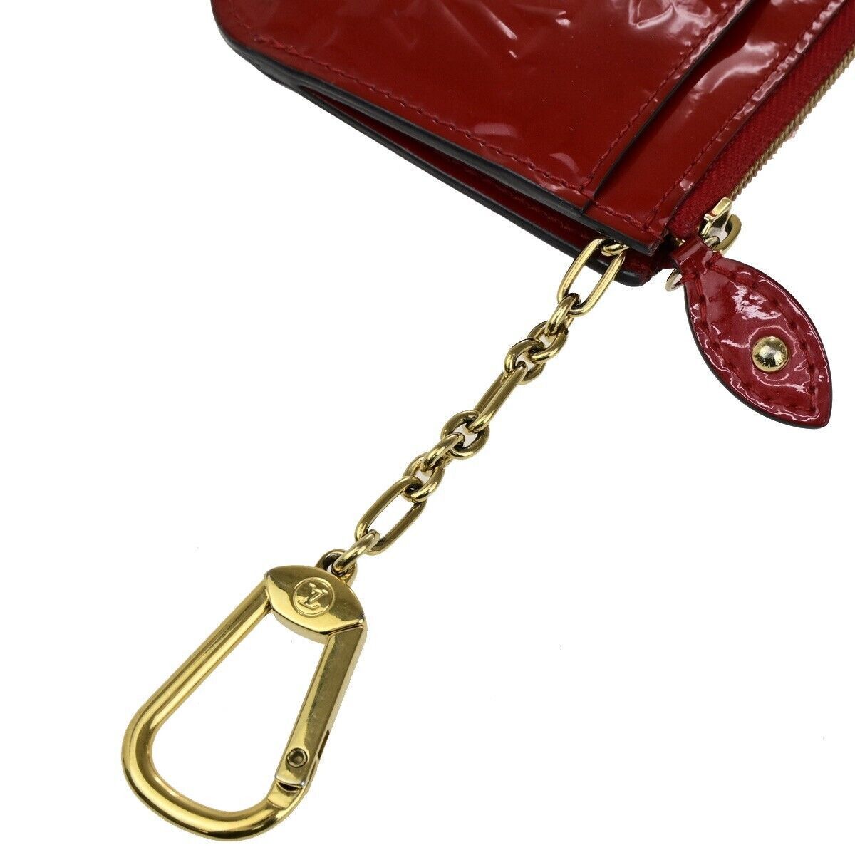 Louis Vuitton Pochette Clés Red Patent Leather Wallet (Pre-Owned) Size ONE SIZE - 5 Thumbnail