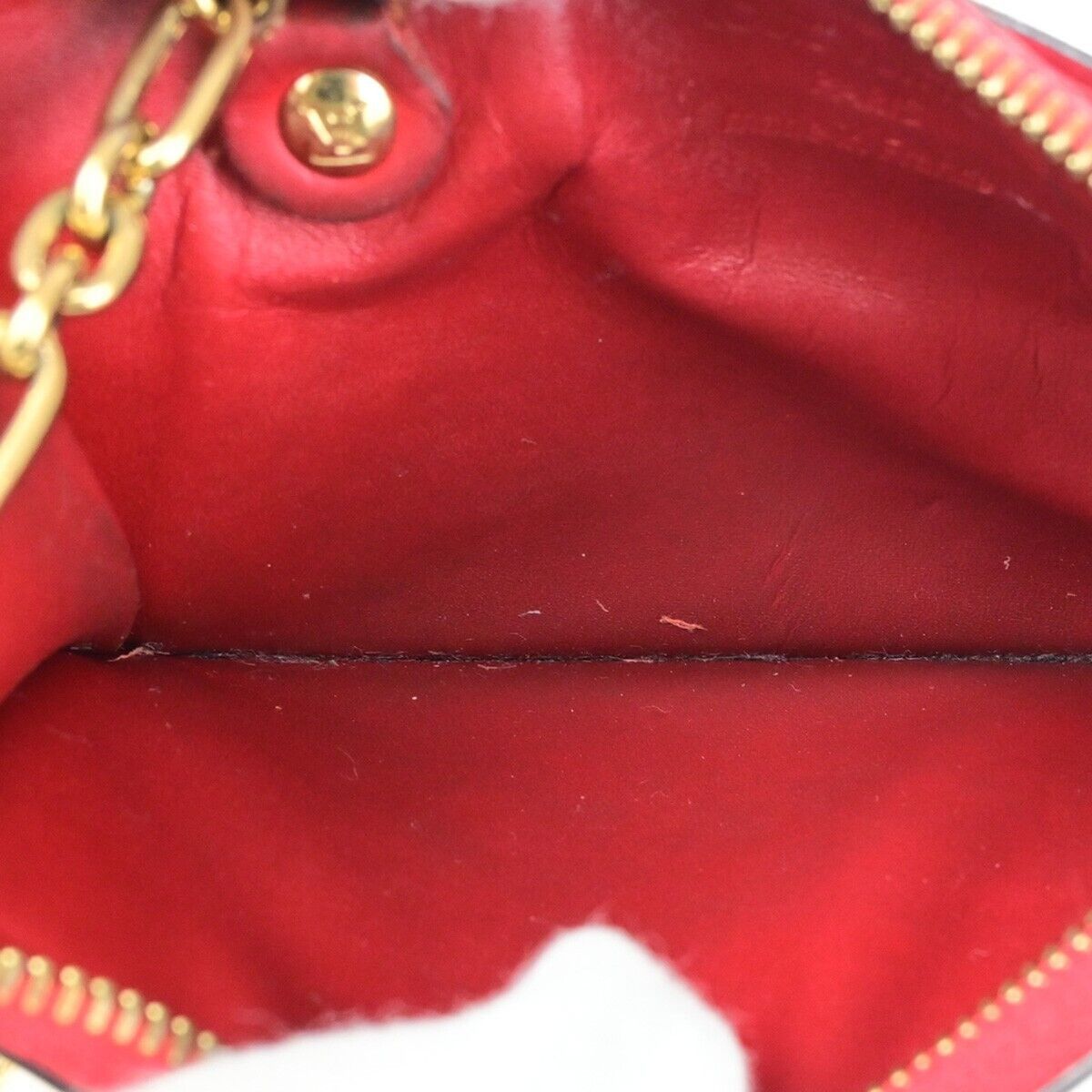 Louis Vuitton Pochette Clés Red Patent Leather Wallet (Pre-Owned) Size ONE SIZE - 8 Thumbnail