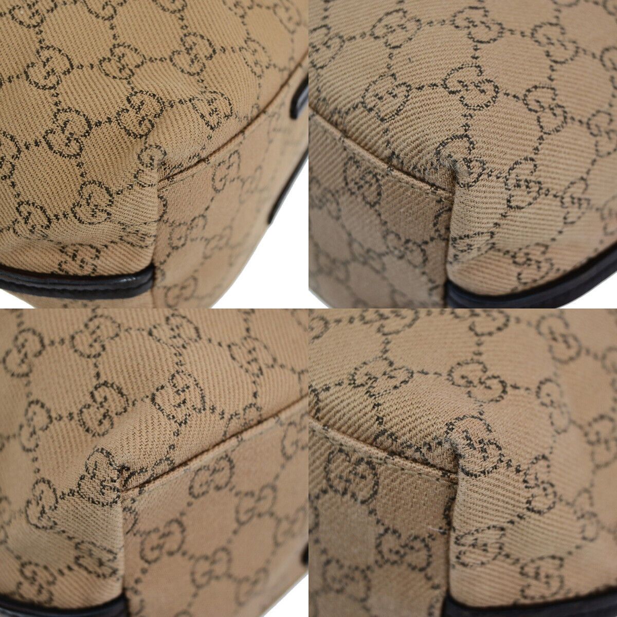 Gucci -- Brown Canvas Shoulder Bag (Pre-Owned) Size ONE SIZE - 12 Thumbnail