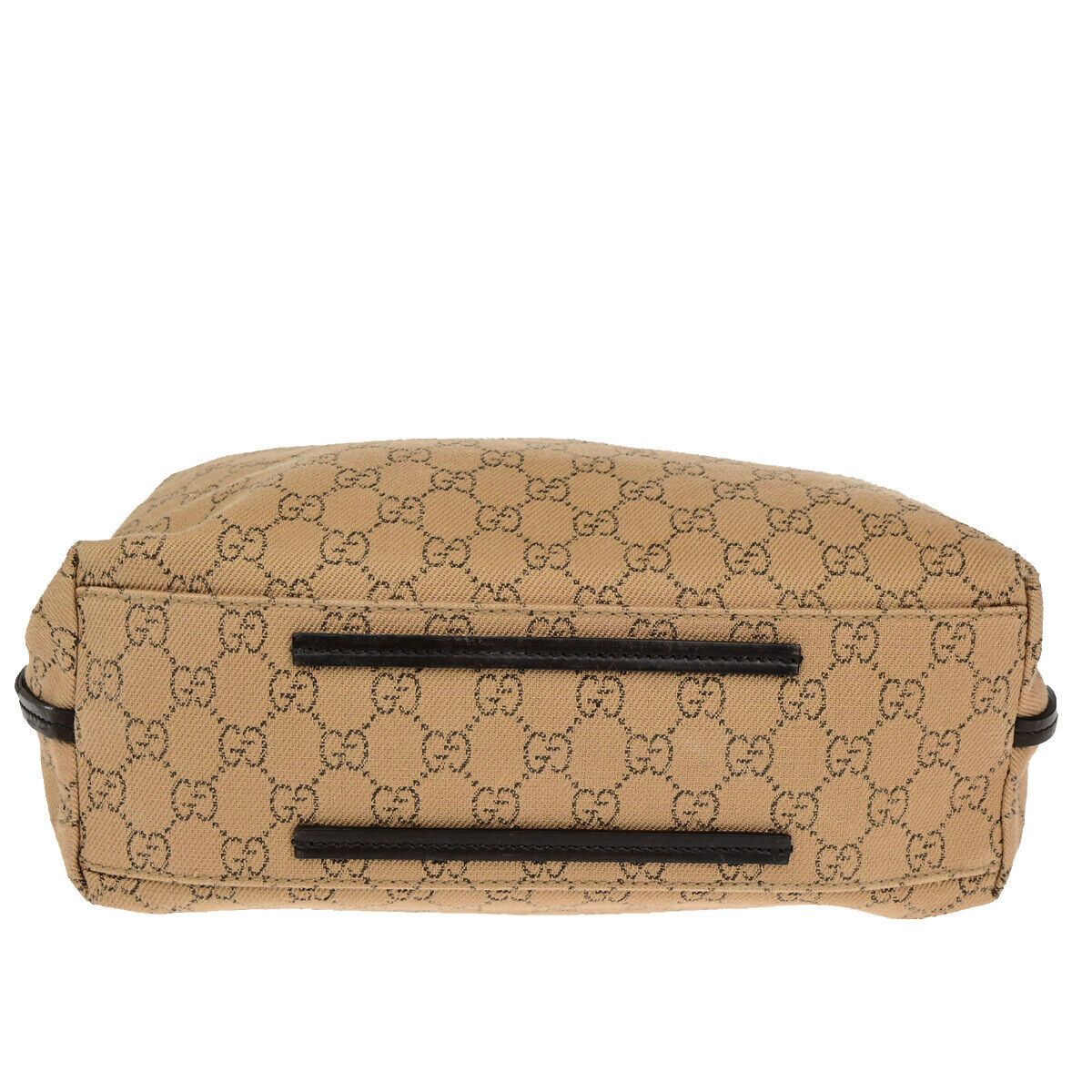 Gucci -- Brown Canvas Shoulder Bag (Pre-Owned) Size ONE SIZE - 5 Thumbnail