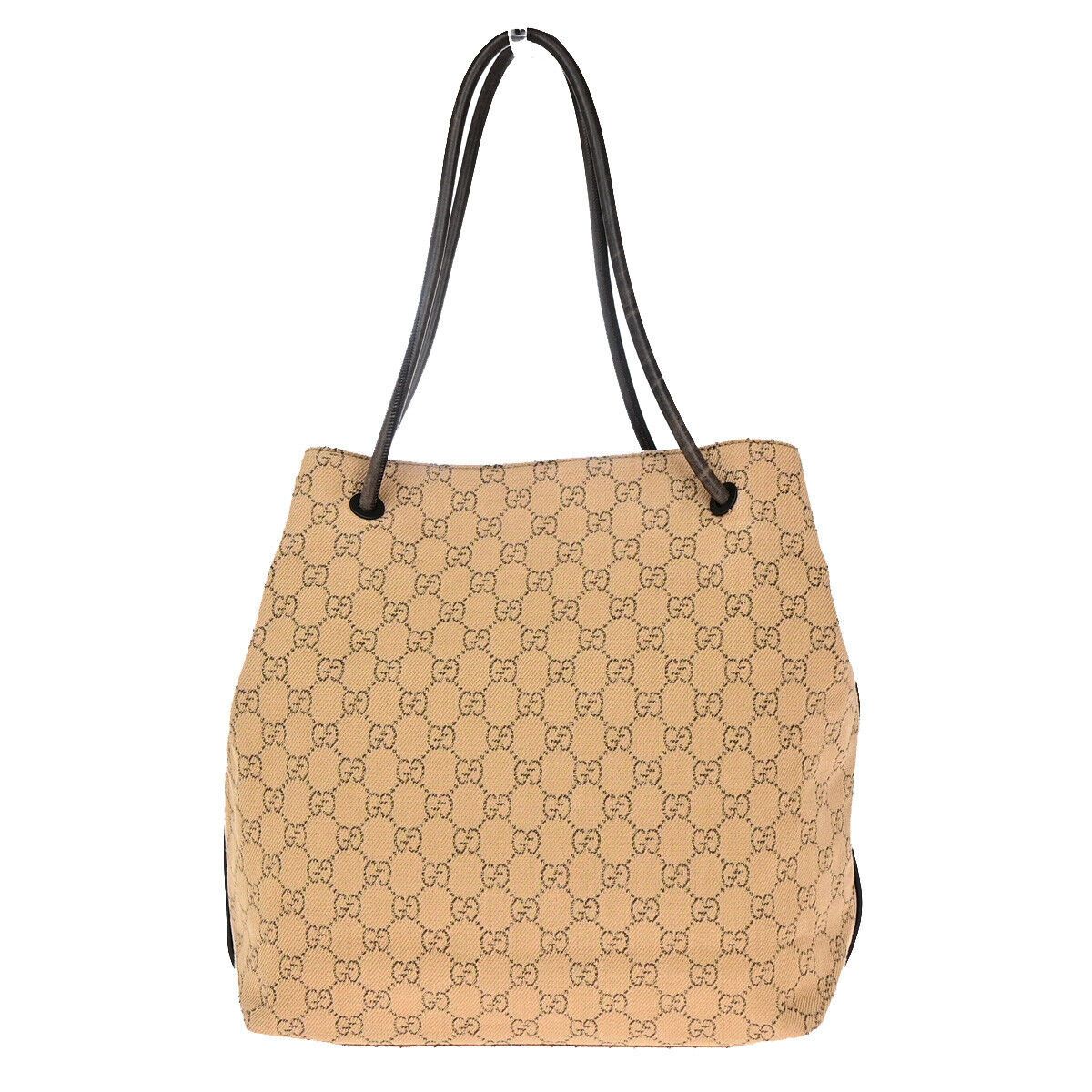 Gucci -- Brown Canvas Shoulder Bag (Pre-Owned) Size ONE SIZE - 2 Thumbnail