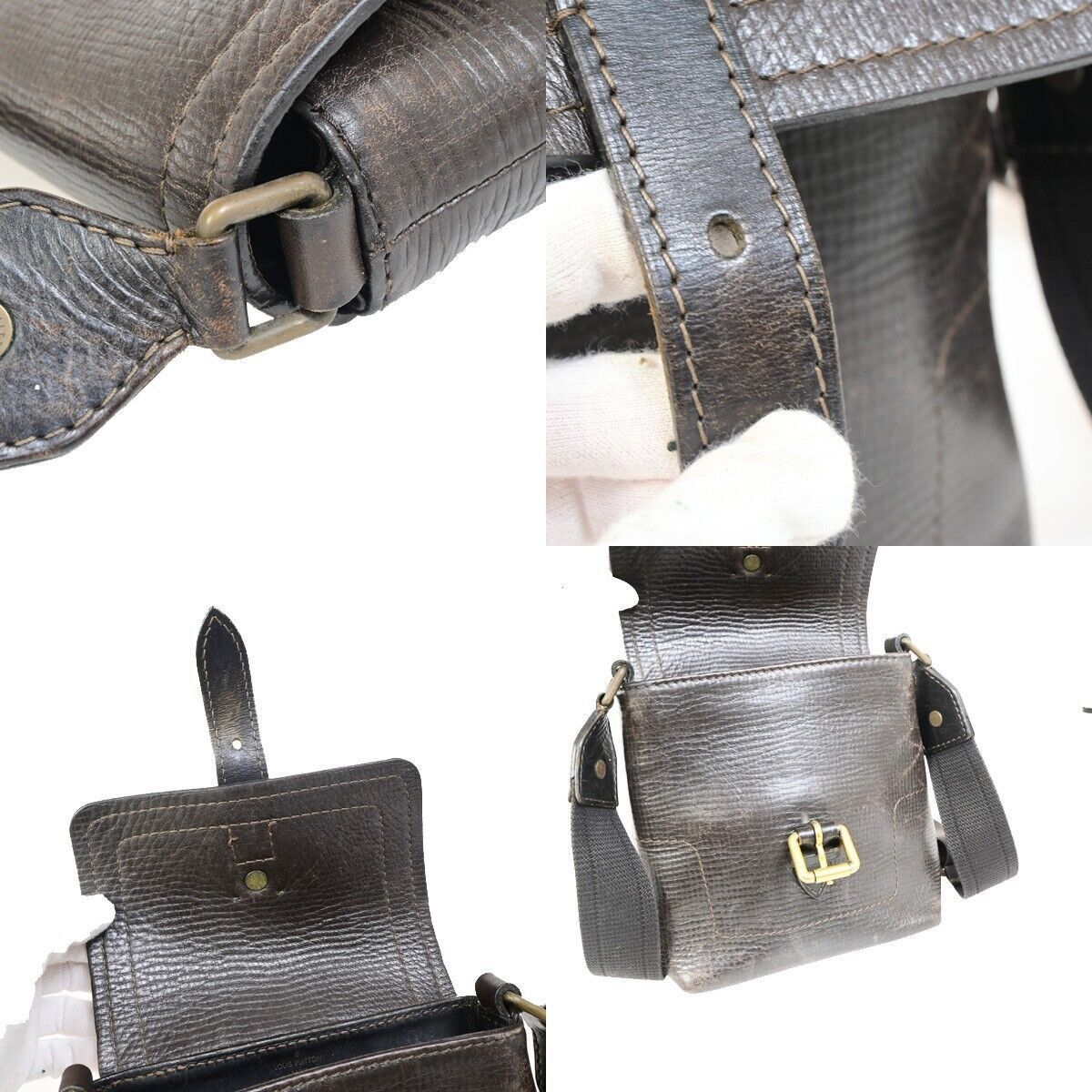 Louis Vuitton Yuma Brown Leather Handbag (Pre-Owned) Size ONE SIZE - 13 Thumbnail