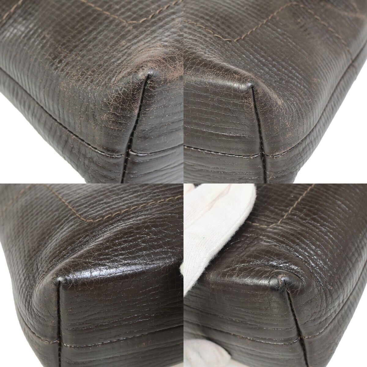 Louis Vuitton Yuma Brown Leather Handbag (Pre-Owned) Size ONE SIZE - 5 Thumbnail