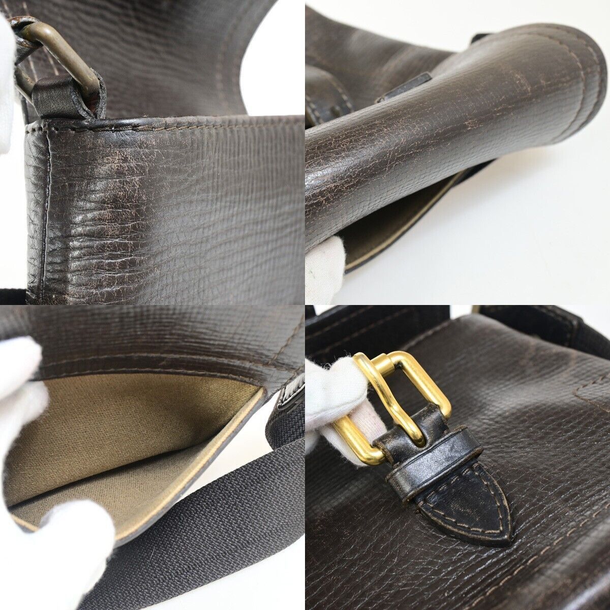 Louis Vuitton Yuma Brown Leather Handbag (Pre-Owned) Size ONE SIZE - 16 Thumbnail