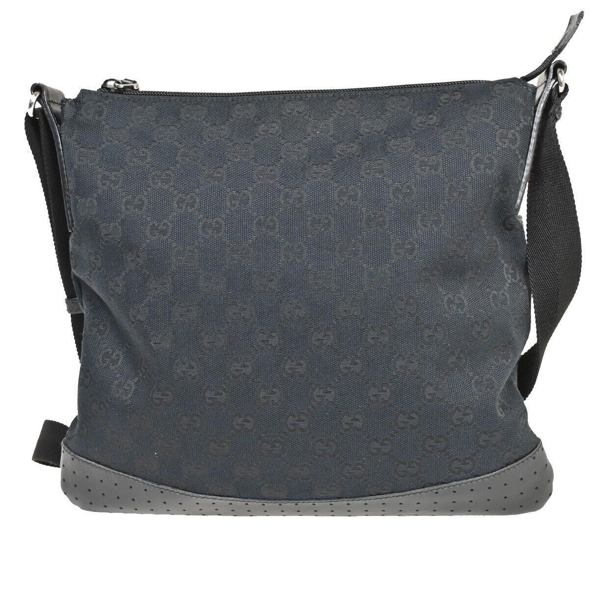 Gucci Black Canvas Shoulder Bag (Pre-Owned) Size ONE SIZE - 2 Thumbnail