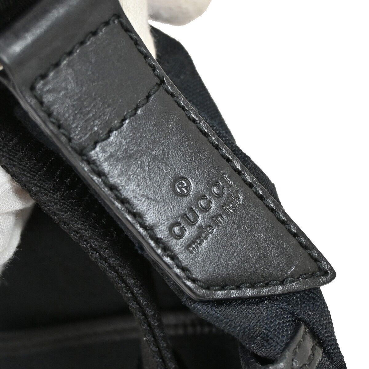 Gucci Black Canvas Shoulder Bag (Pre-Owned) Size ONE SIZE - 17 Thumbnail
