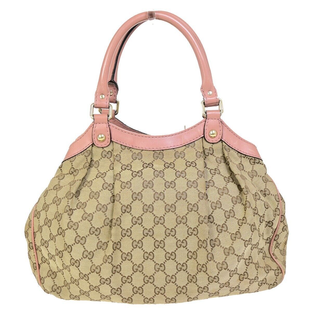 Gucci Sukey Beige Canvas Handbag (Pre-Owned) Size ONE SIZE - 2 Thumbnail