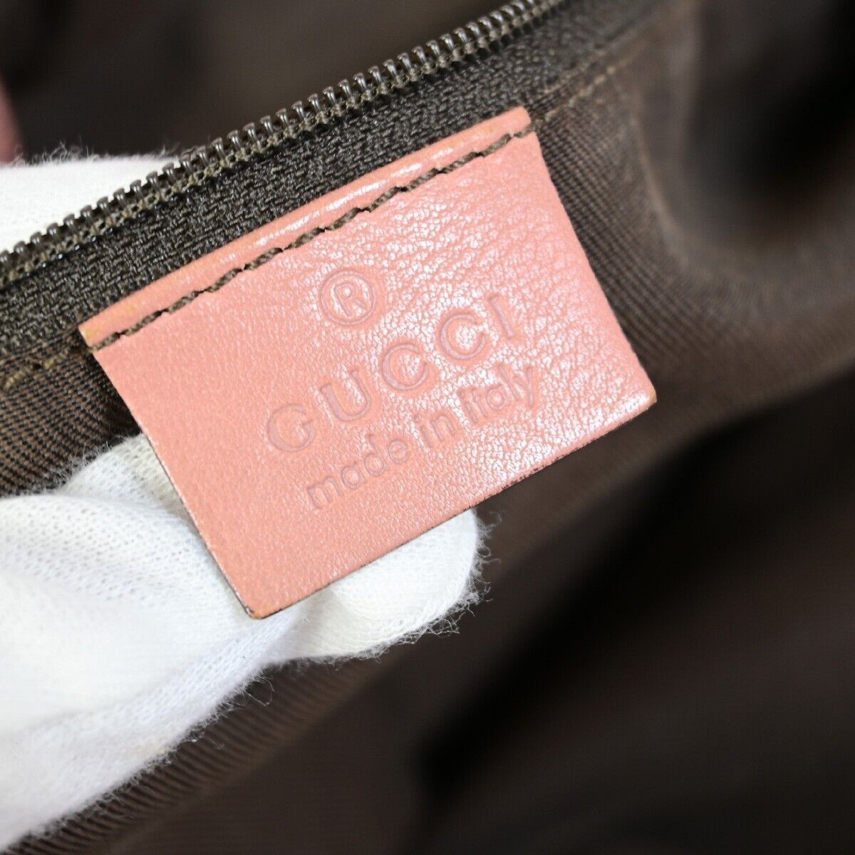 Gucci Sukey Beige Canvas Handbag (Pre-Owned) Size ONE SIZE - 10 Thumbnail