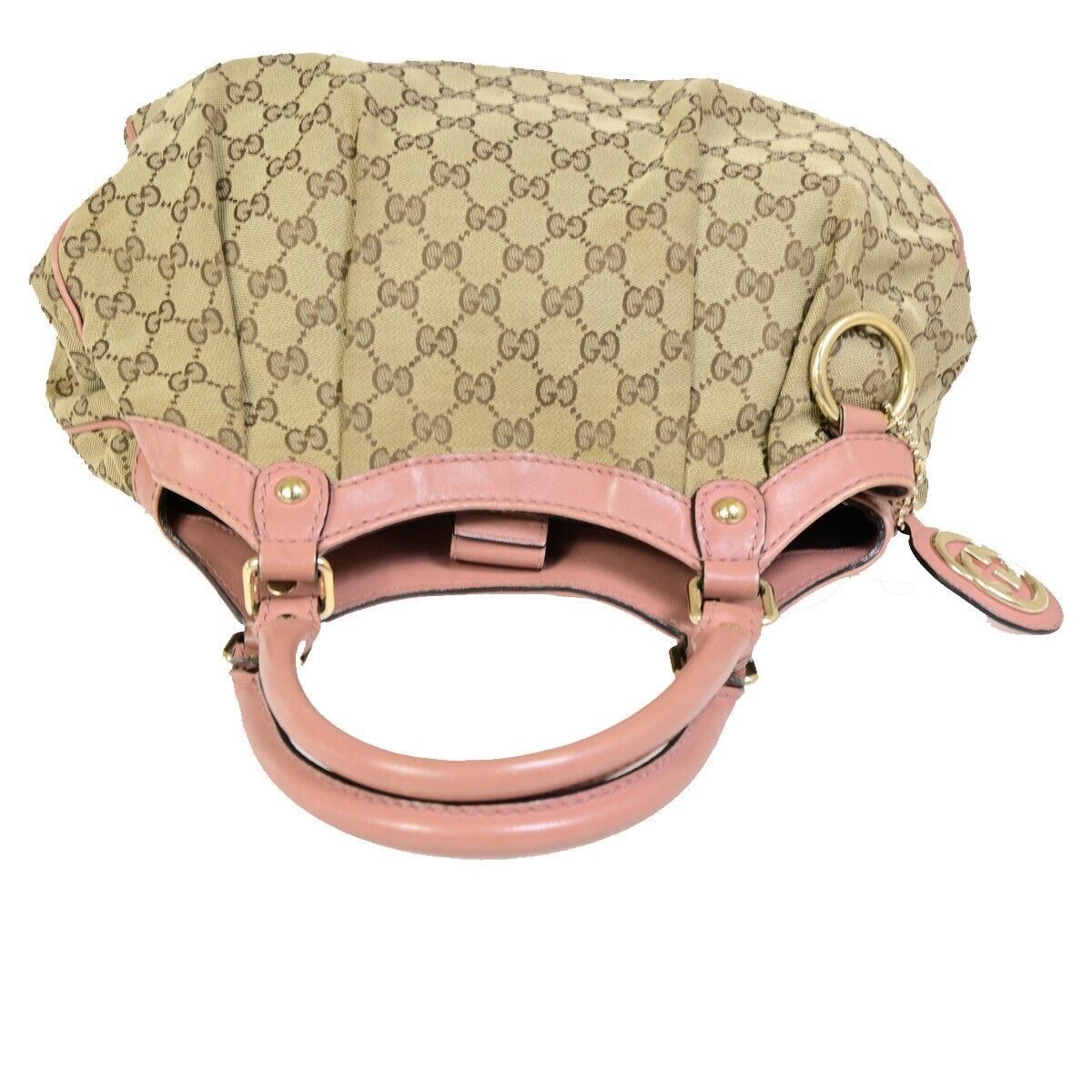 Gucci Sukey Beige Canvas Handbag (Pre-Owned) Size ONE SIZE - 5 Thumbnail