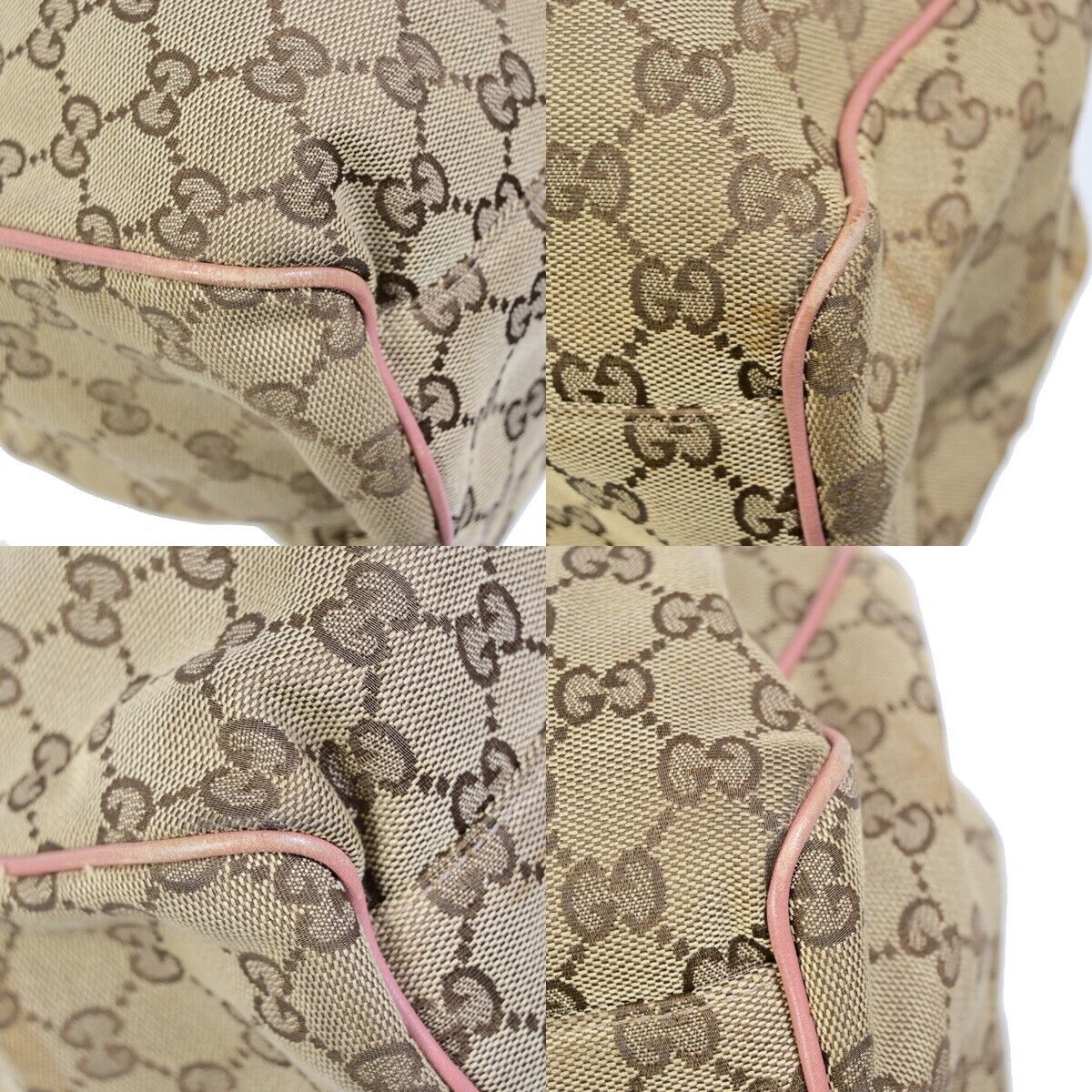 Gucci Sukey Beige Canvas Handbag (Pre-Owned) Size ONE SIZE - 6 Thumbnail