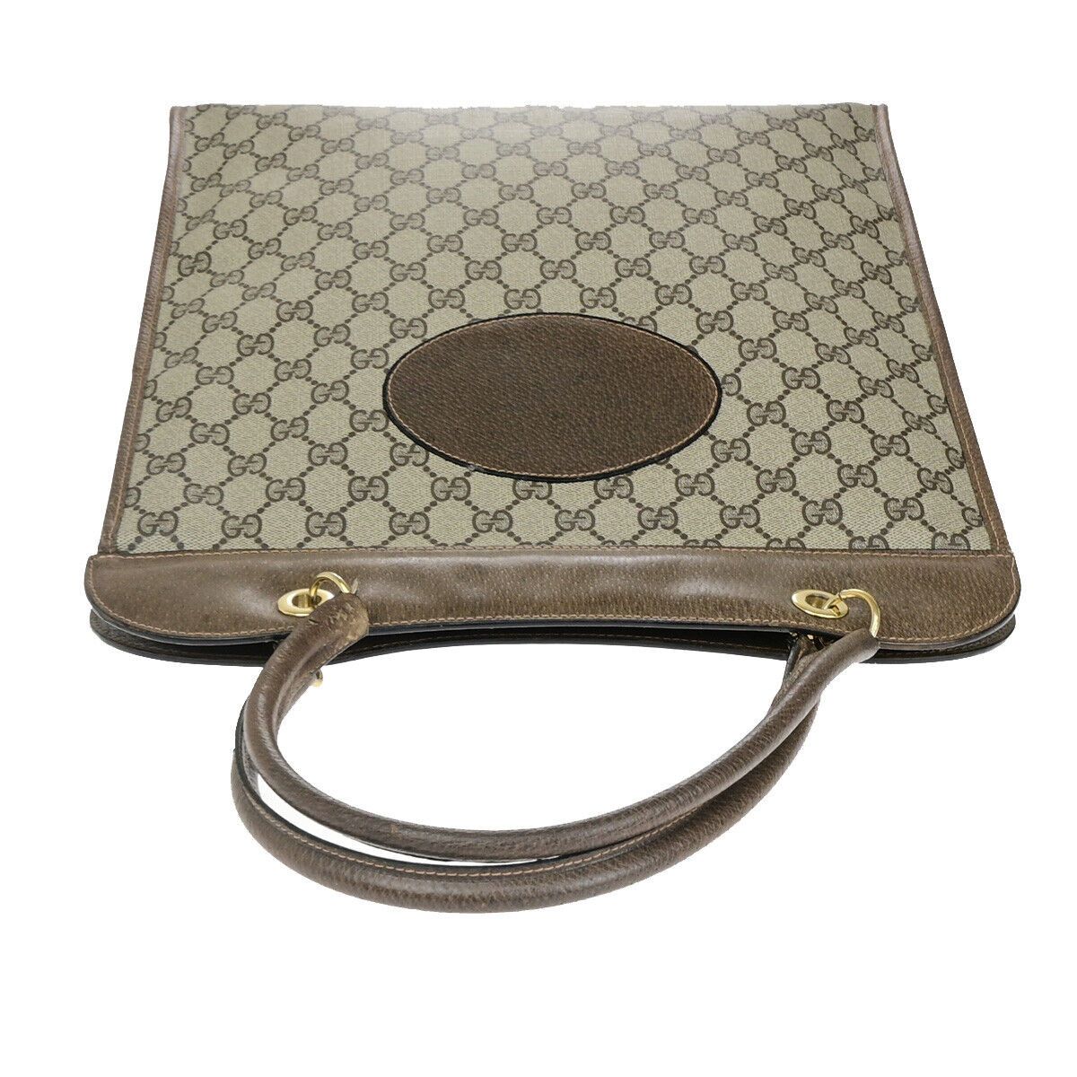 Gucci Old Brown Canvas Handbag (Pre-Owned) Size ONE SIZE - 6 Thumbnail