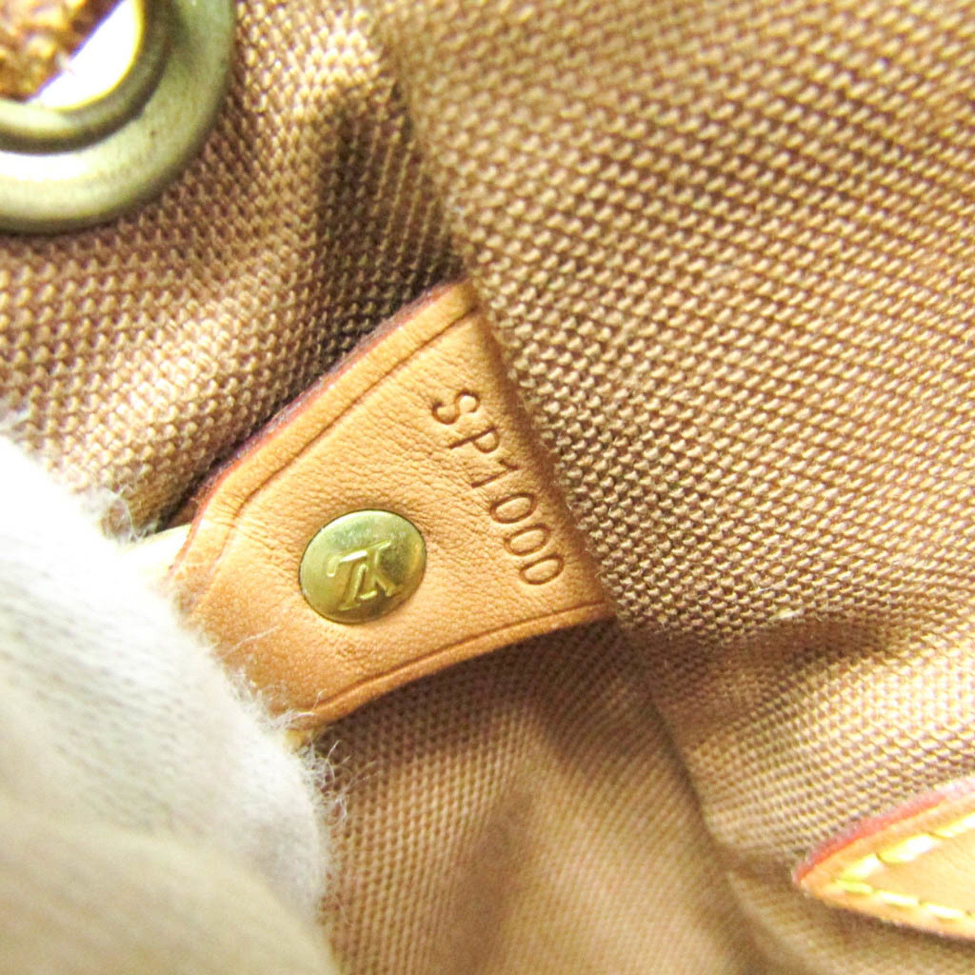 Louis Vuitton Montsouris Mm Brown Canvas Backpack Bag (Pre-Owned) Size ONE SIZE - 5 Thumbnail