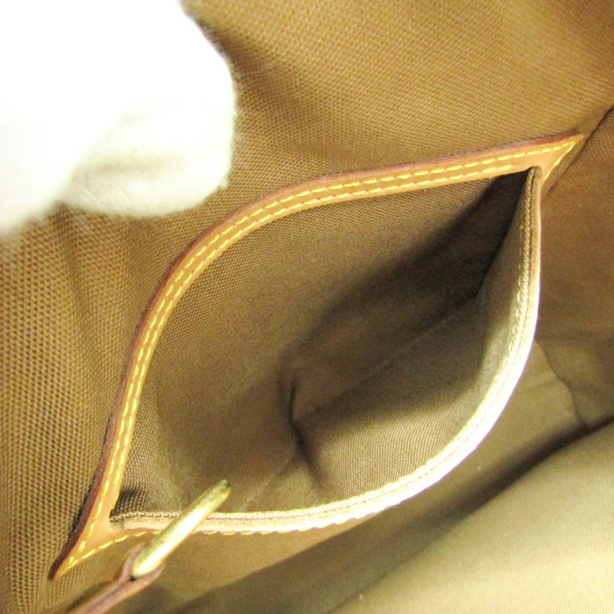 Louis Vuitton Montsouris Mm Brown Canvas Backpack Bag (Pre-Owned) Size ONE SIZE - 14 Thumbnail