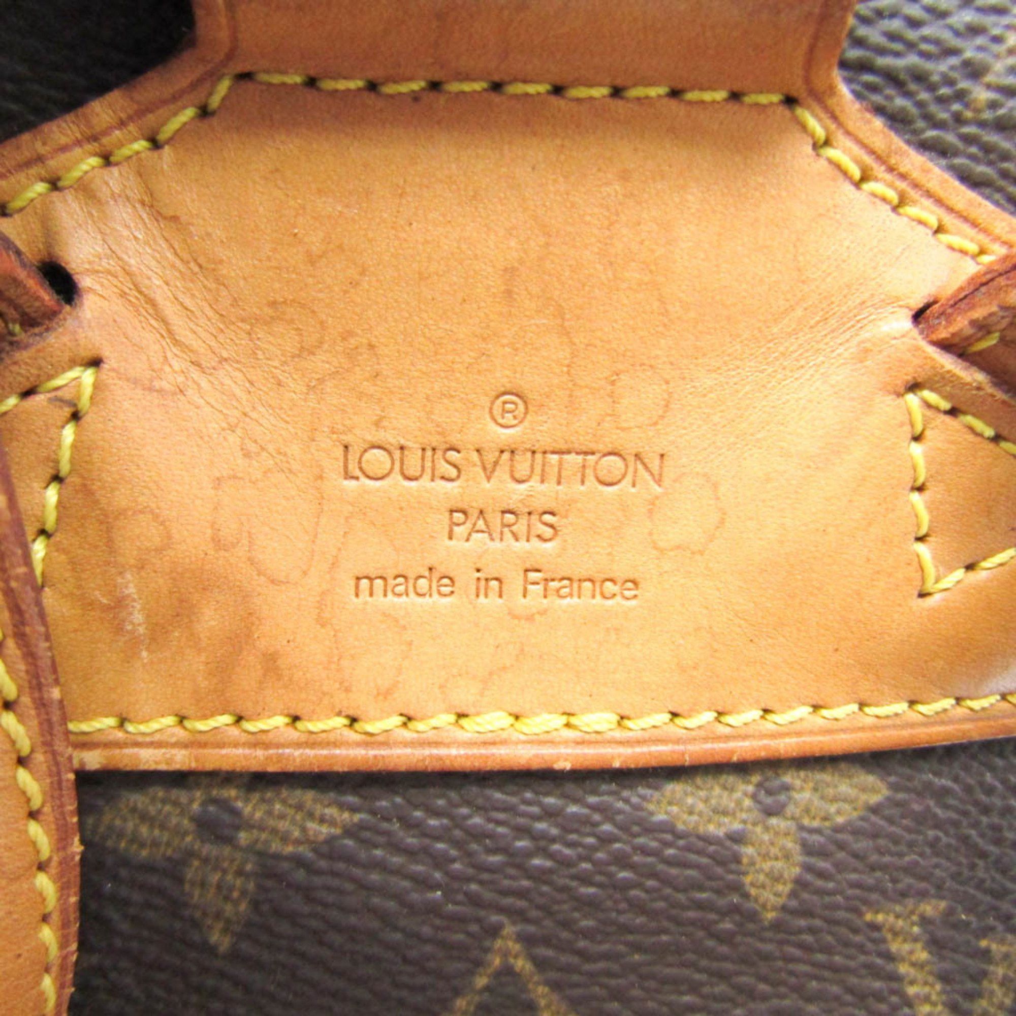 Louis Vuitton Montsouris Mm Brown Canvas Backpack Bag (Pre-Owned) Size ONE SIZE - 6 Thumbnail