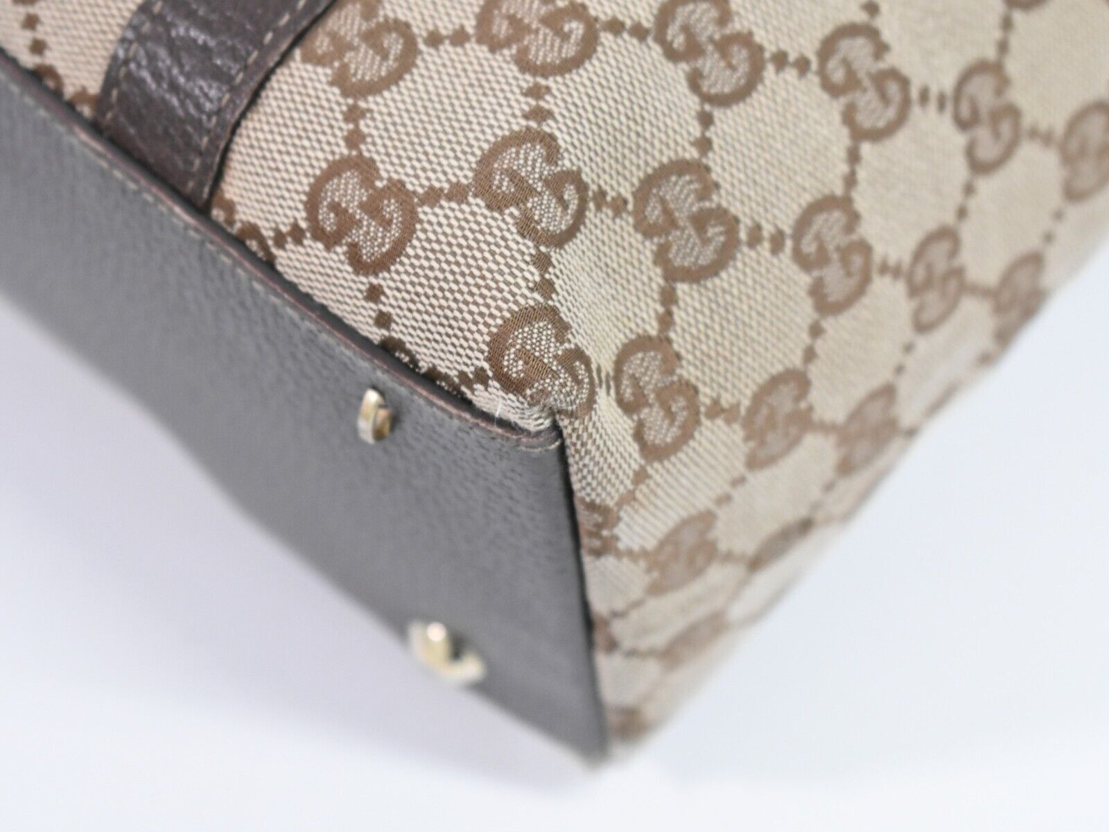 Gucci Abbey Beige Canvas Tote Bag (Pre-Owned) Size ONE SIZE - 18 Thumbnail